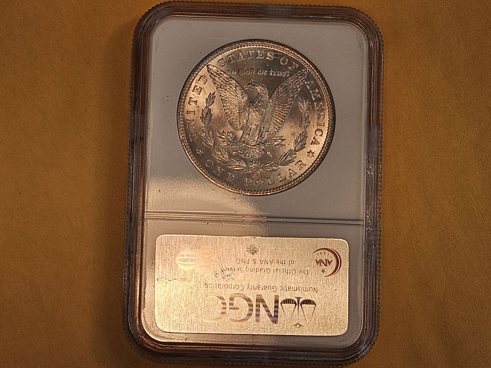 NGC 1880-S Morgan Dollar in Mint State 63 - 4