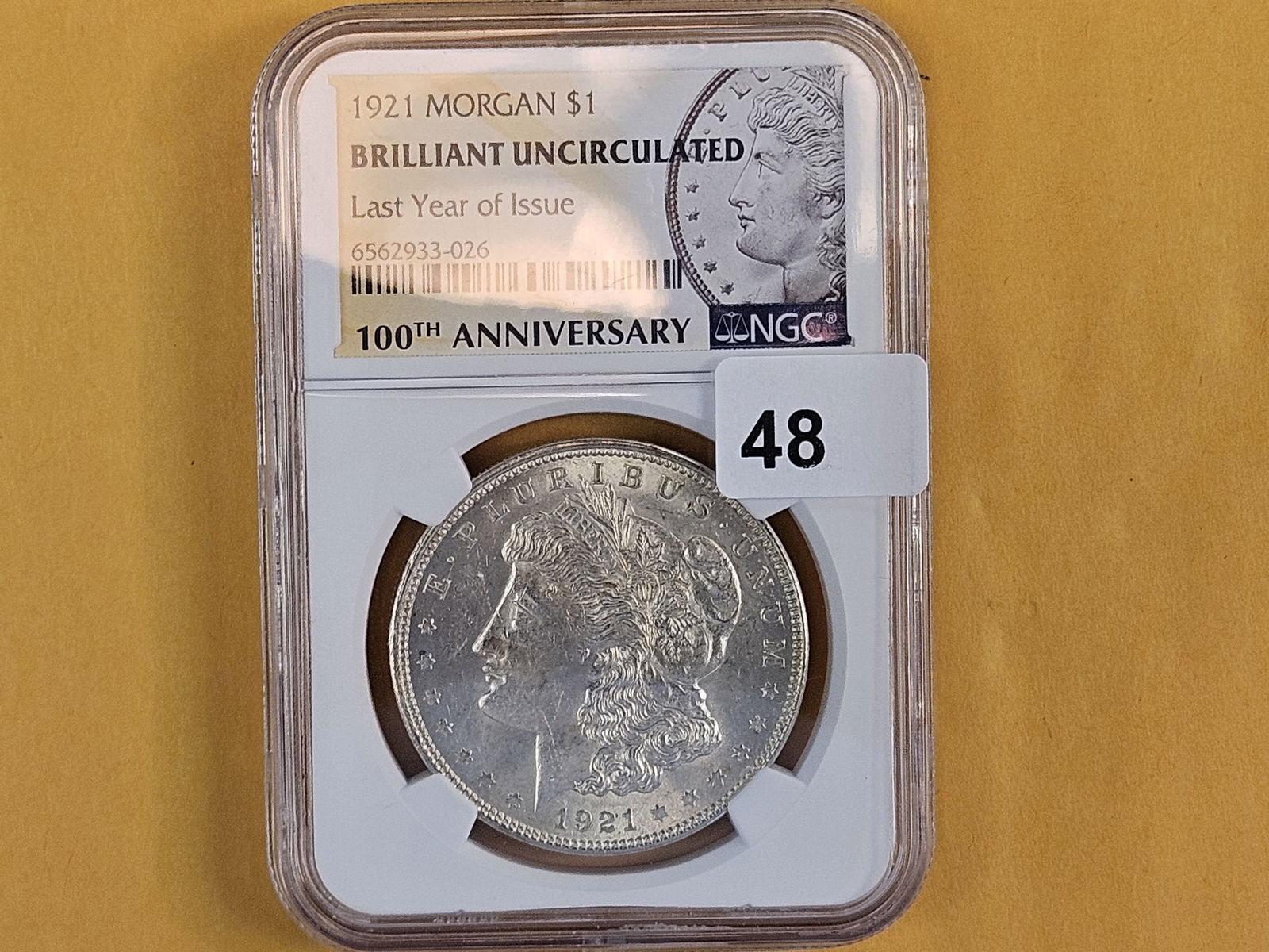 NGC 1921 Morgan Dollar - 2
