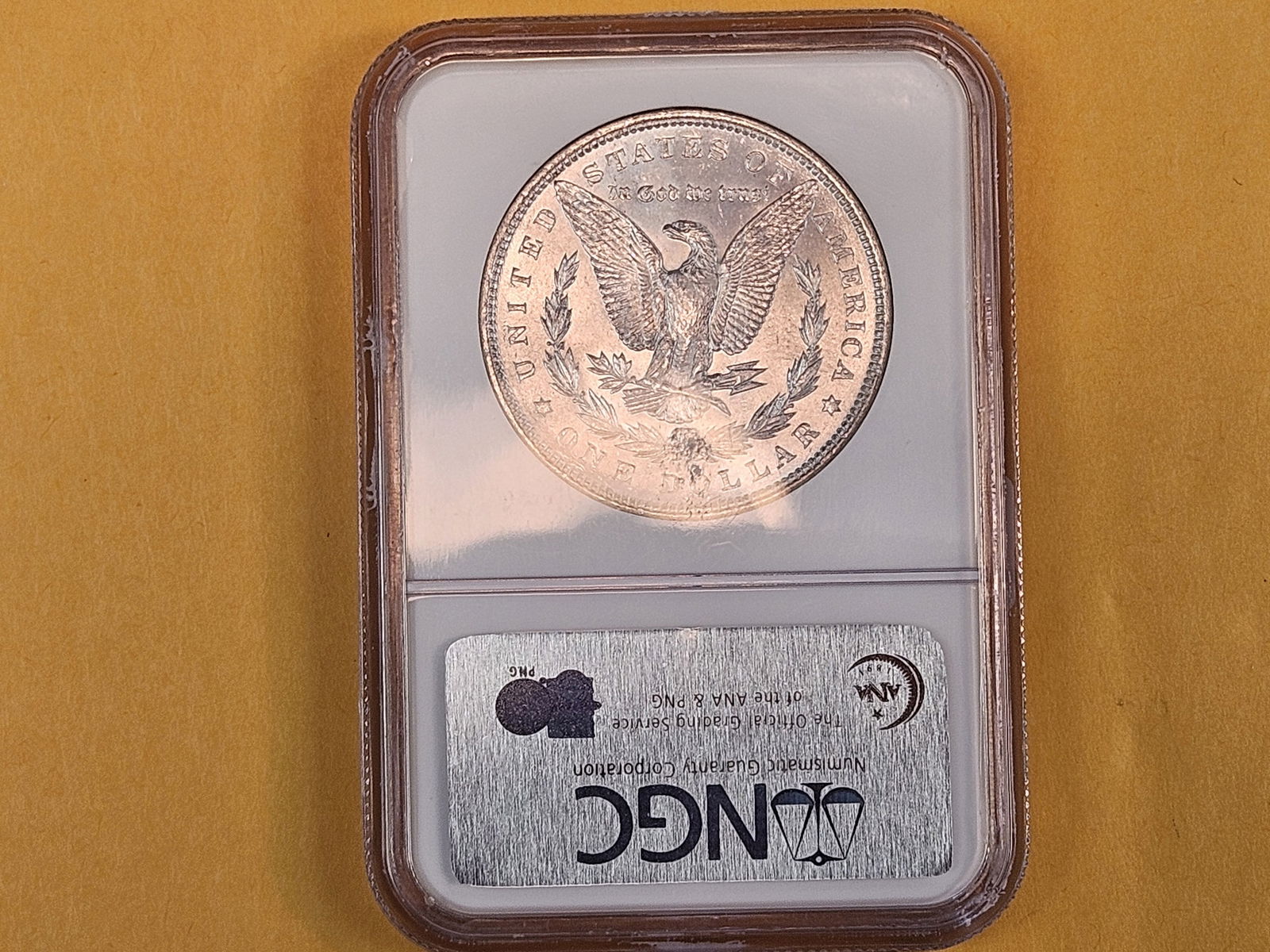 NGC 1887 Morgan Dollar in Mint State 63 - 3