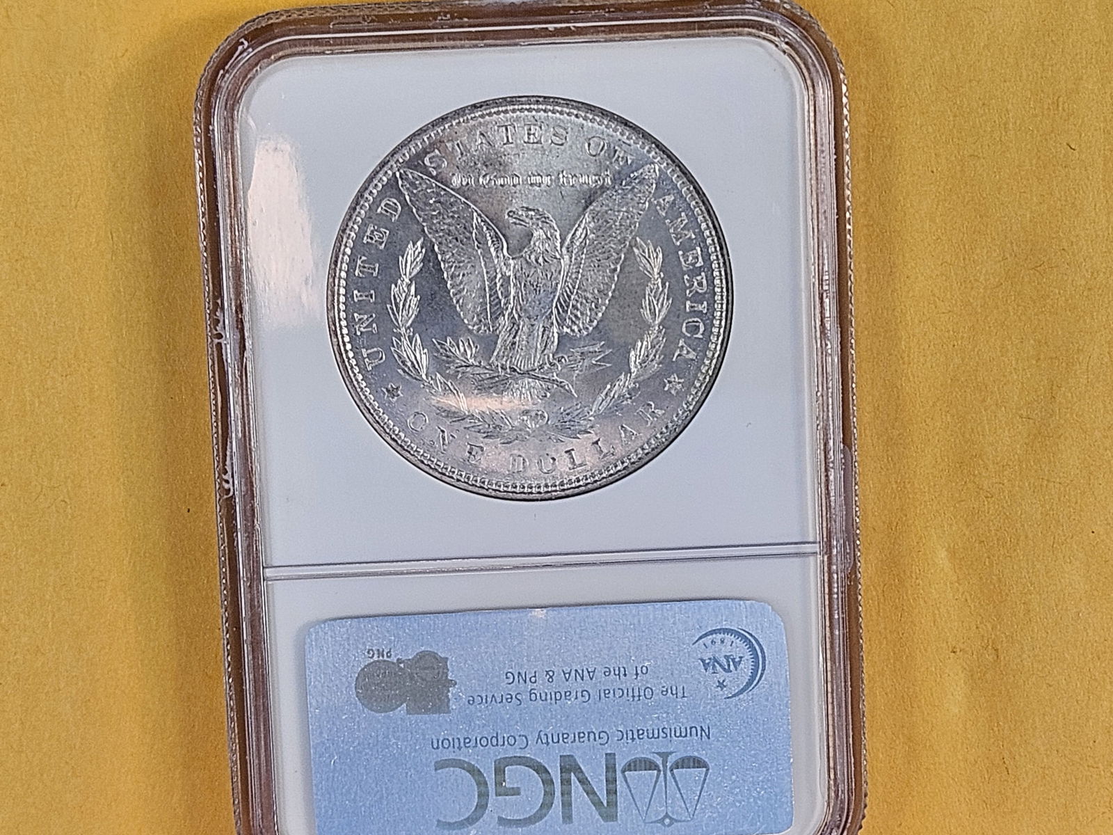 NGC 1887 Morgan Dollar in Mint State 63 - 4