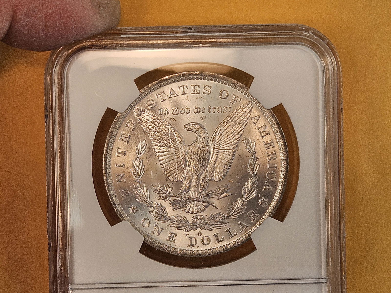 NGC 1884-O Morgan Dollar in Mint State 63 - 4