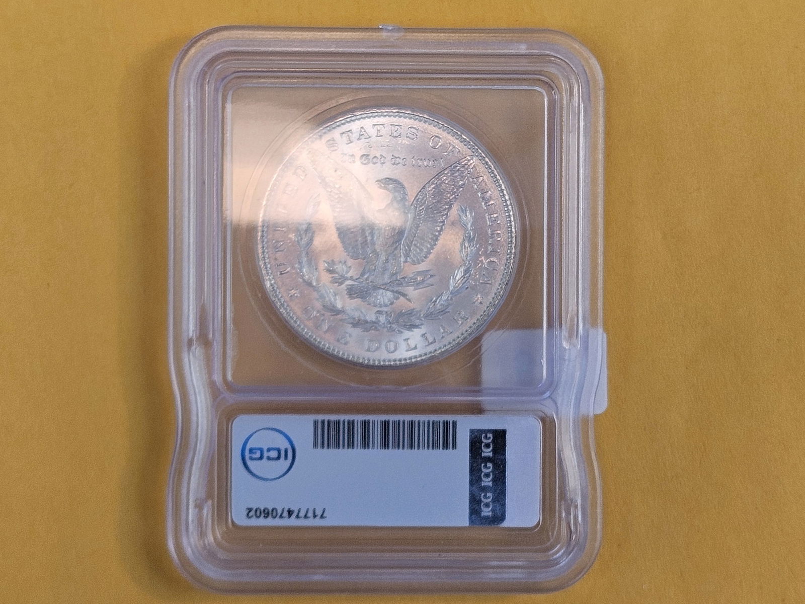 ICG 1887 Morgan Dollar in Mint State 64 - 3