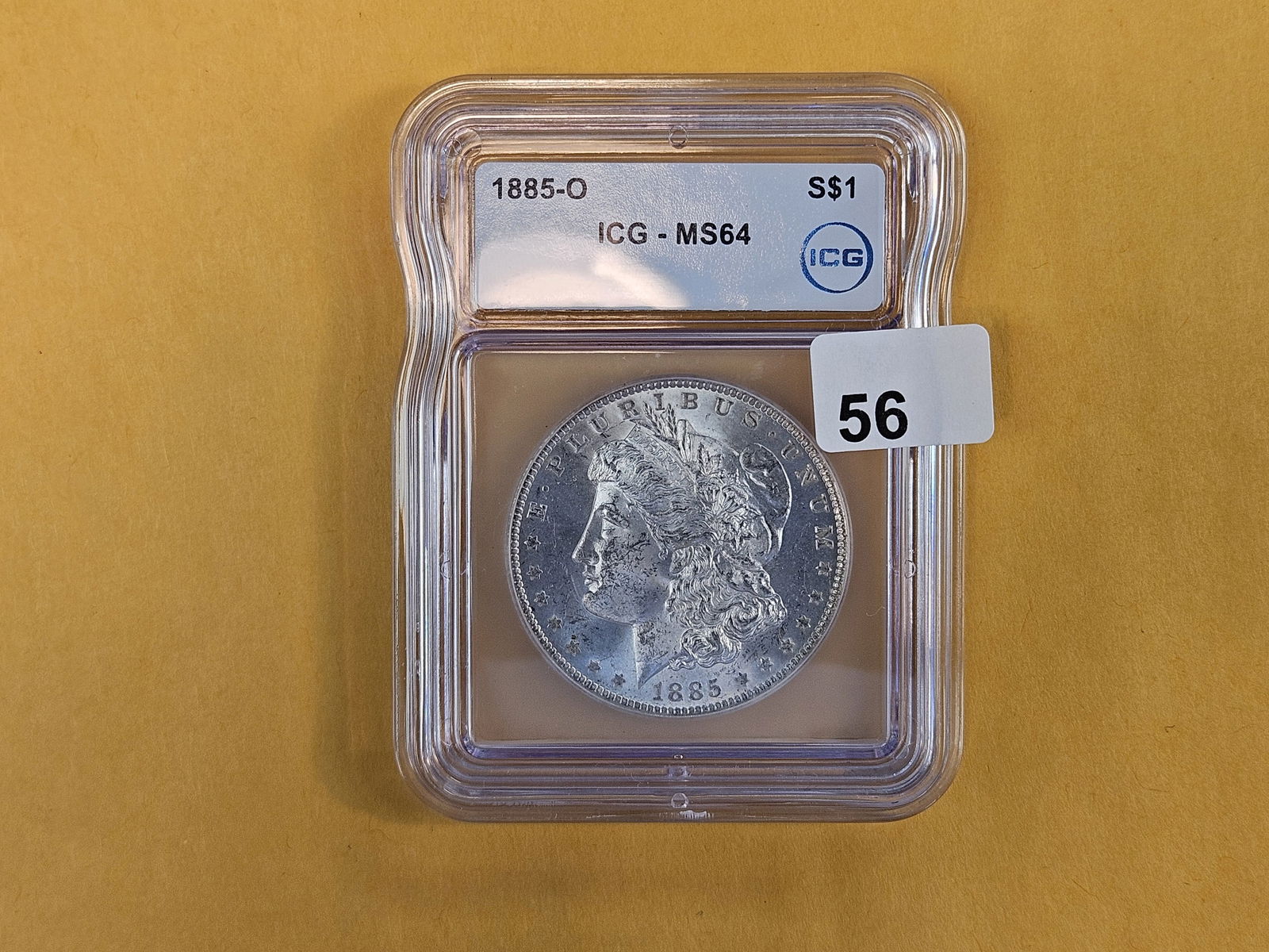 ICG 1885-O Morgan Dollar in Mint State 64 - 2