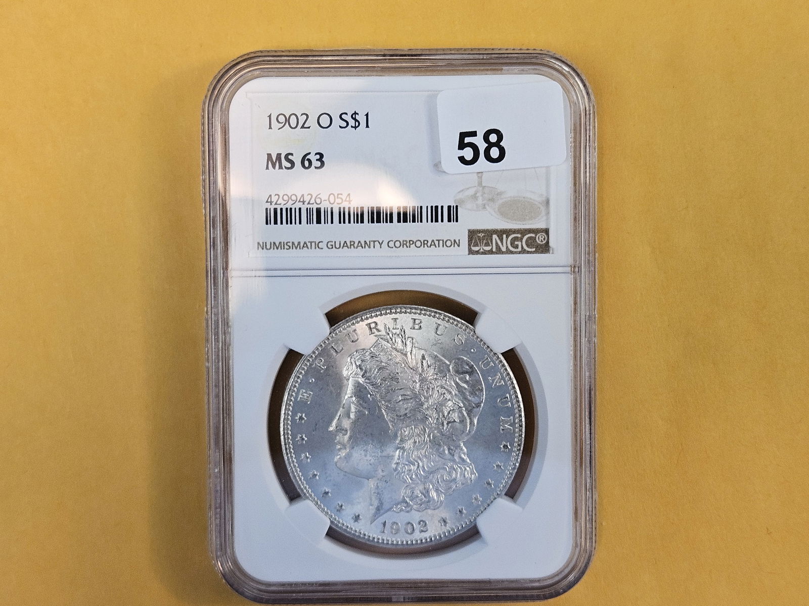 NGC 1902-O Morgan Dollar in Mint State 63 - 2