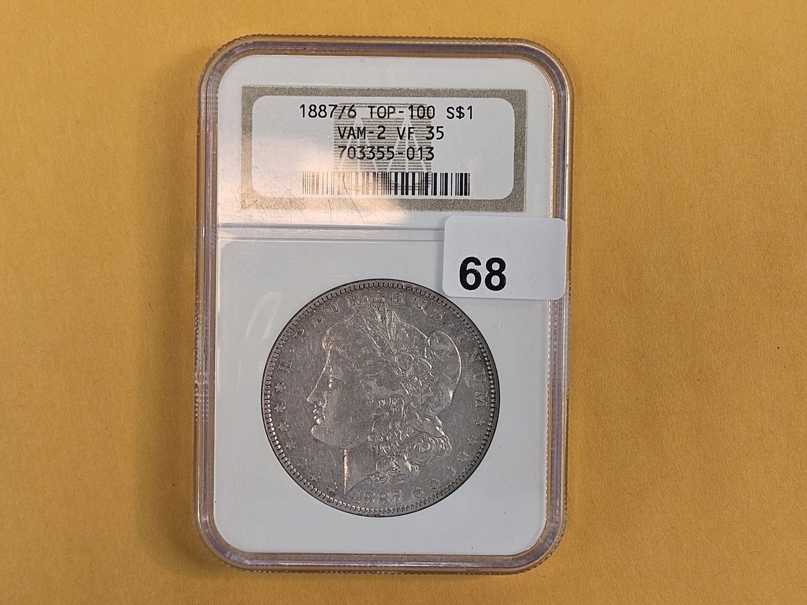 VAM! NGC 1887/6 Morgan Dollar in Very fine - 35 - 2