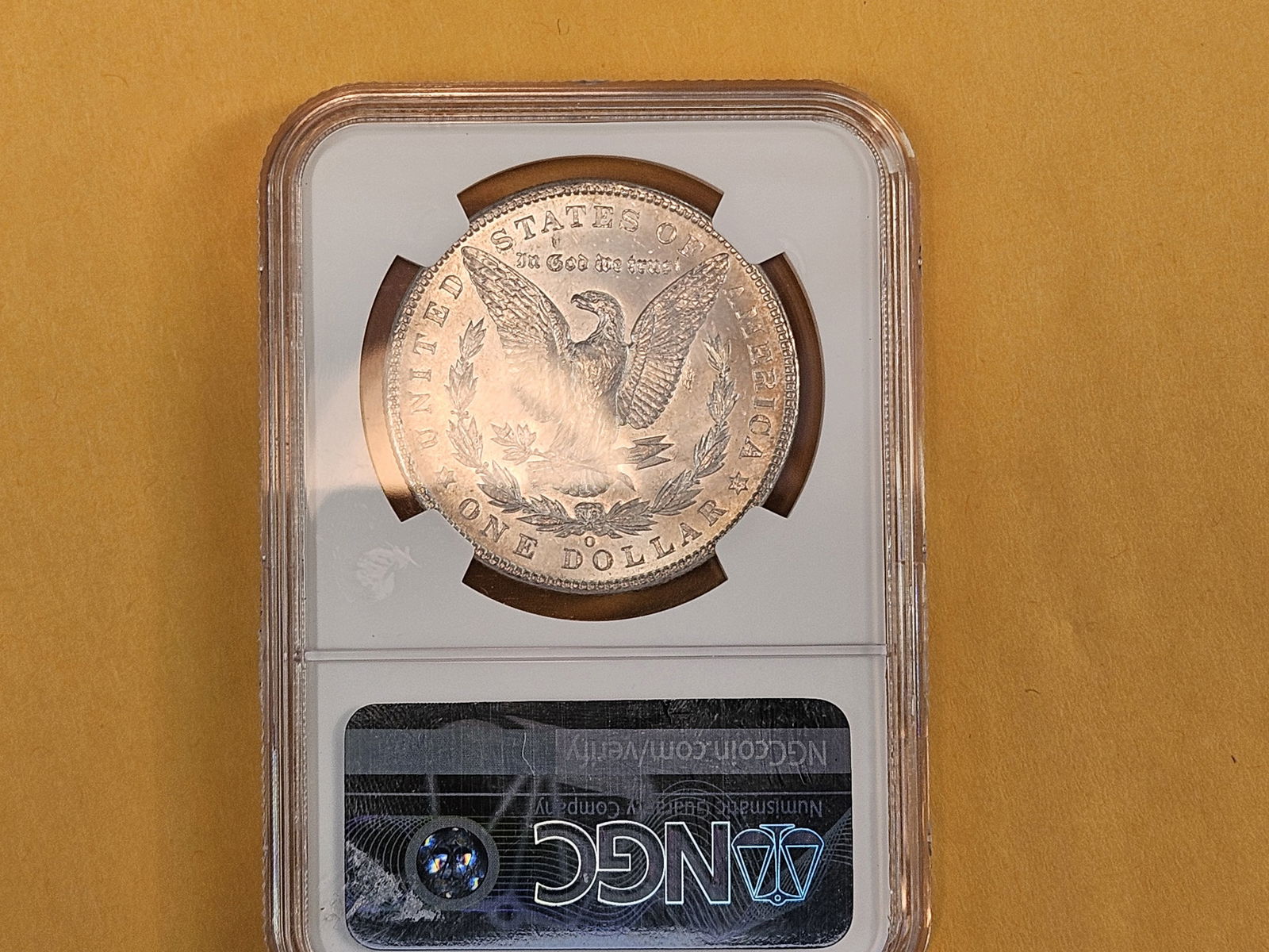 NGC 1902-O Morgan Dollar in Mint State 63 - 3