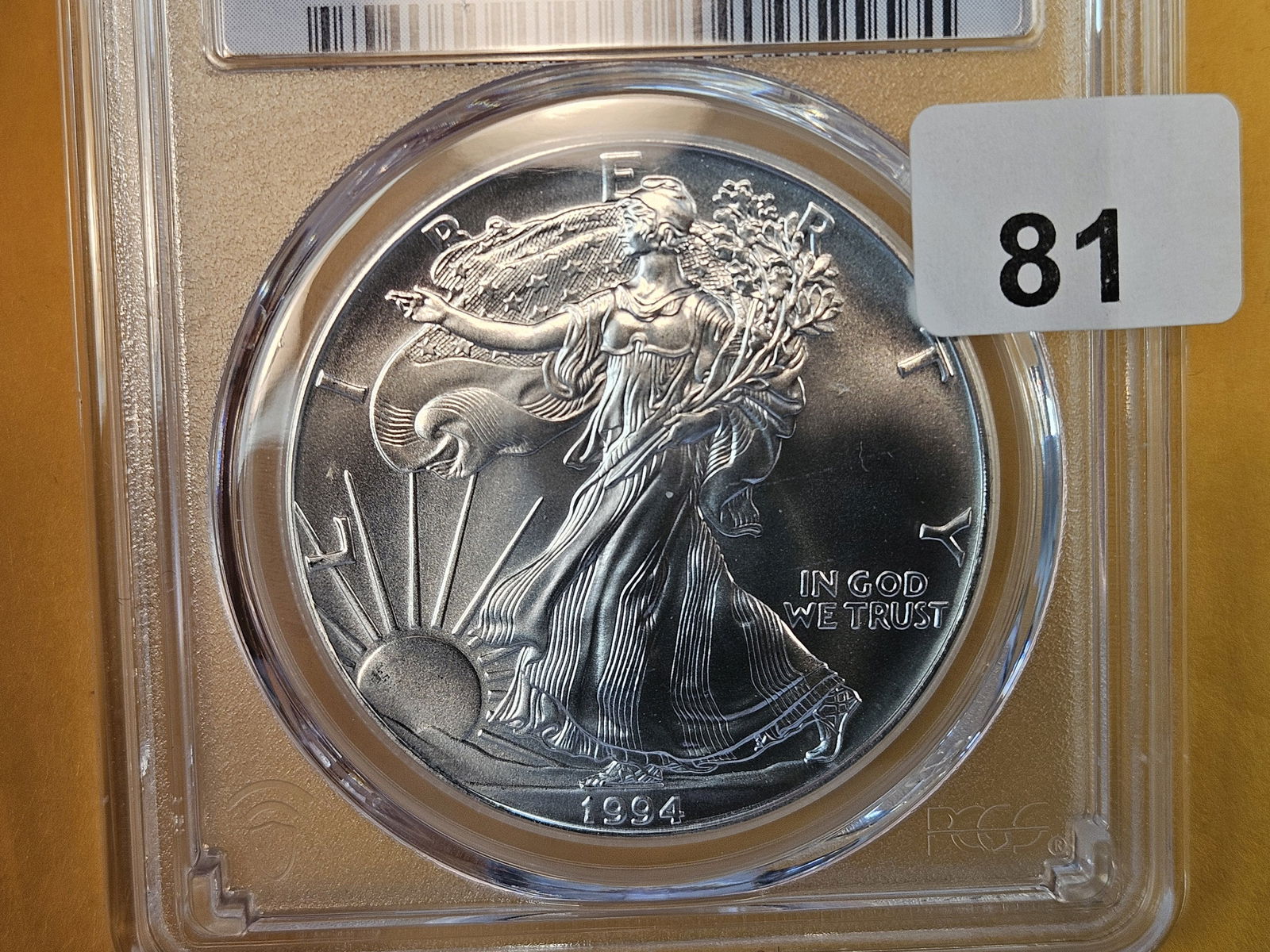 * Semi-Key PCGS 1994 American Silver Eagle in Mint State 69 (1 of 3)