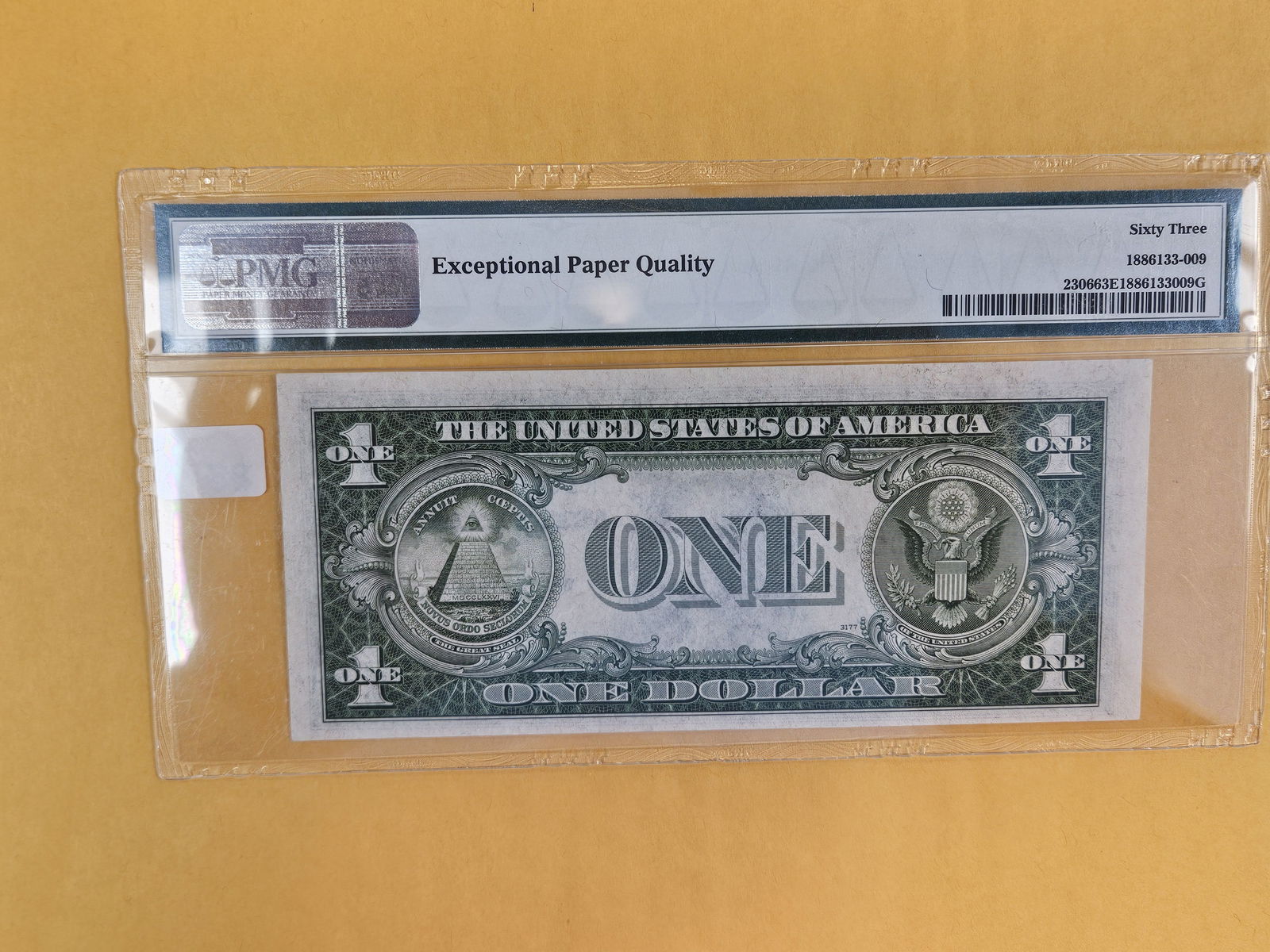 PMG Choice Uncirculated 63 EPQ 1935-A One Dollar Silver Certificate - 2