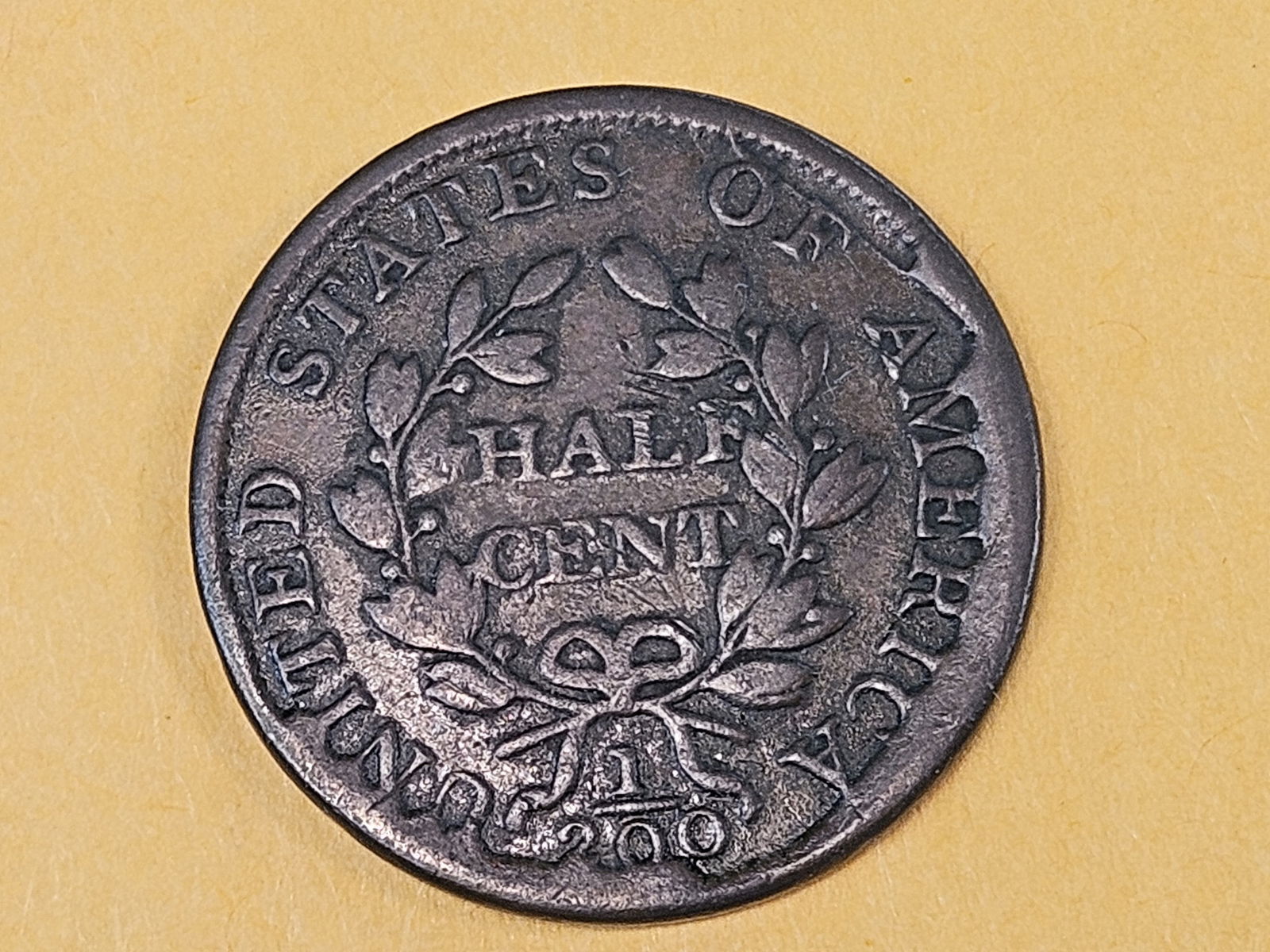 1804 Draped Bust Half Cent in Very Good plus - 5