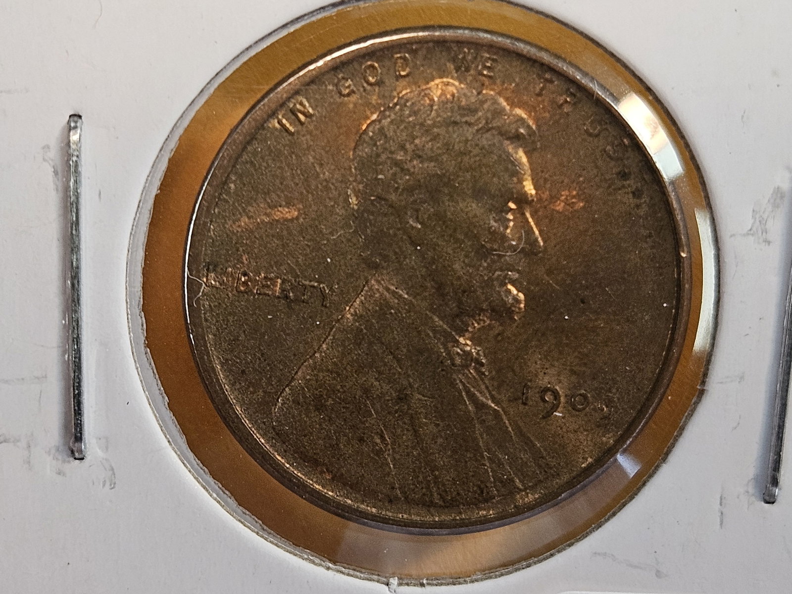Choice Uncirculated Red-Brown 1909 VDB Wheat cent (1 of 5)