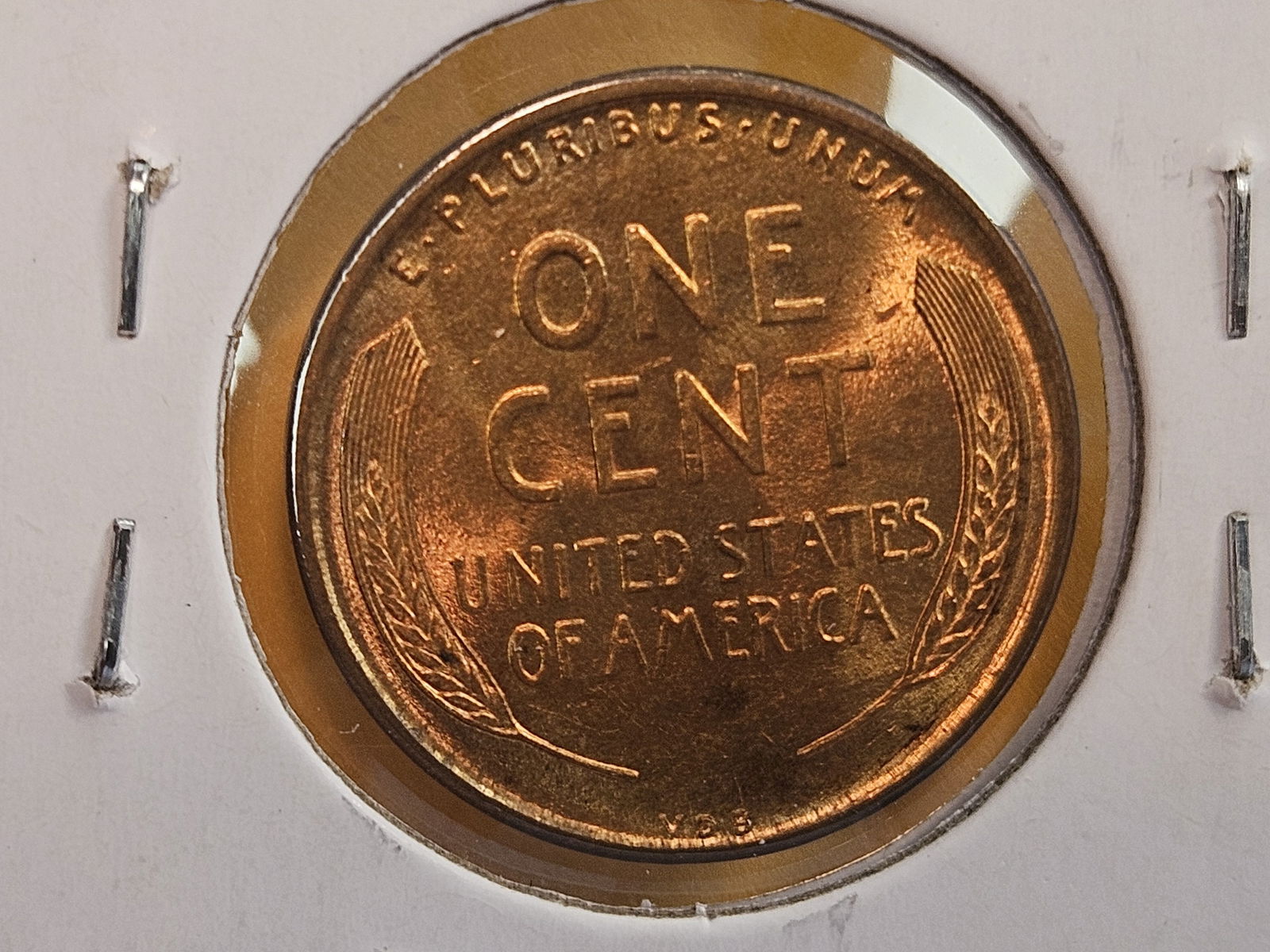 Choice Uncirculated Red-Brown 1909 VDB Wheat cent - 5