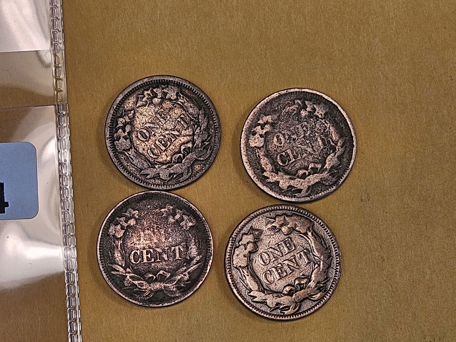 Four 1858 Flying Eagle Cents - 3