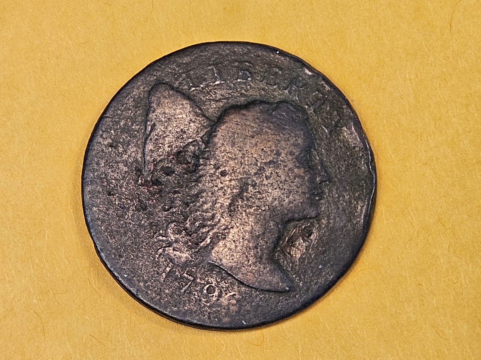 * 1796 Liberty Cap Large Cent (1 of 7)