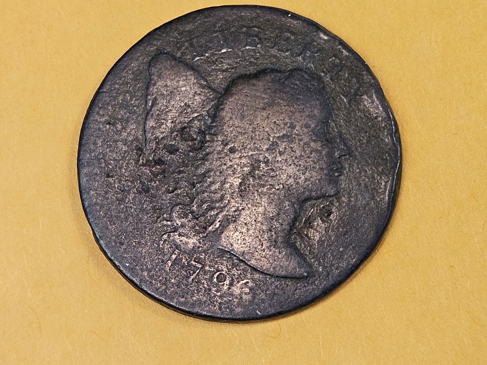 * 1796 Liberty Cap Large Cent - 4