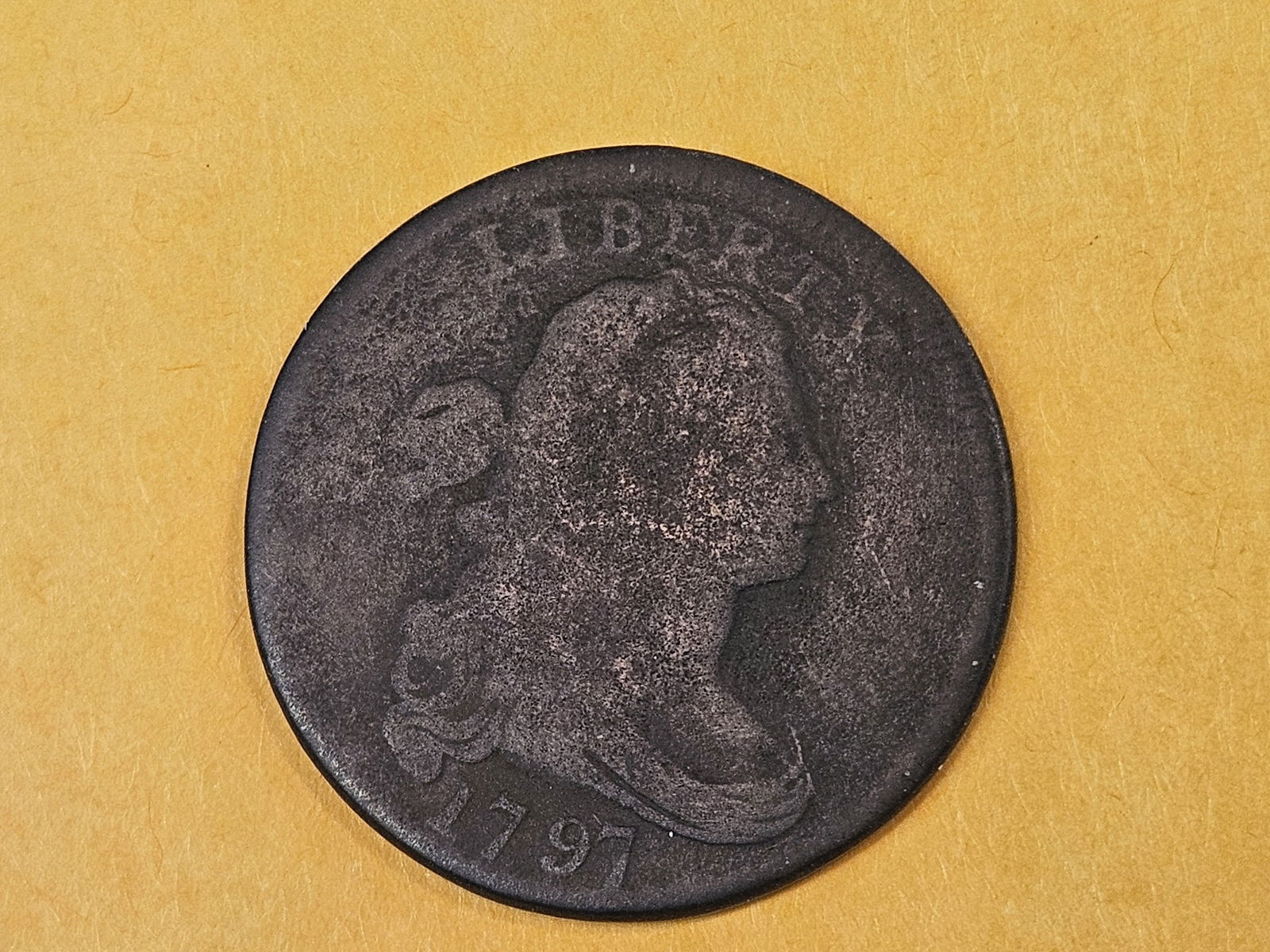 1797 Draped Bust Large Cent - 3