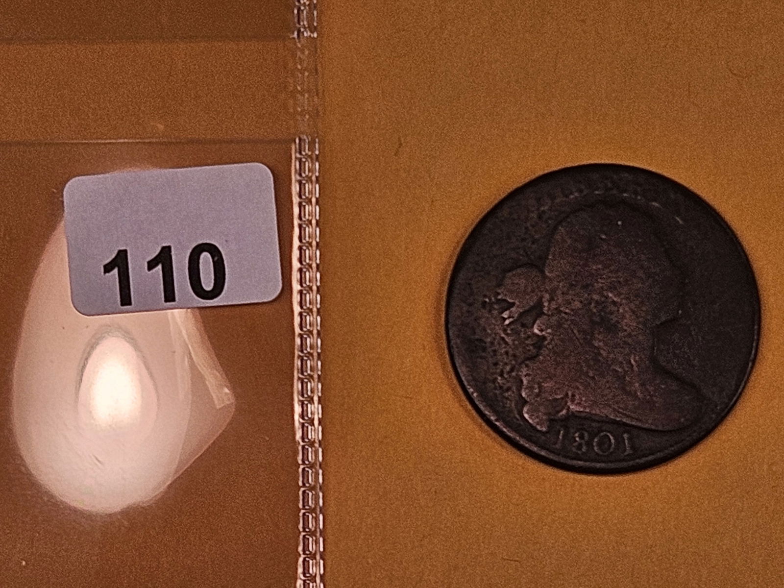 1801 Draped Bust Large Cent - 2