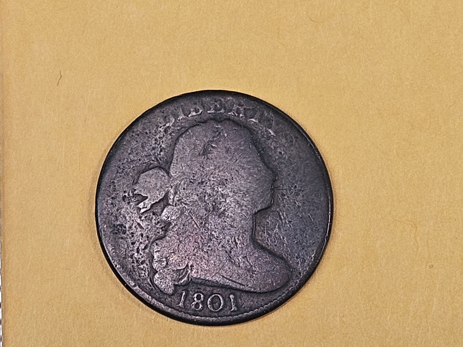 1801 Draped Bust Large Cent - 4