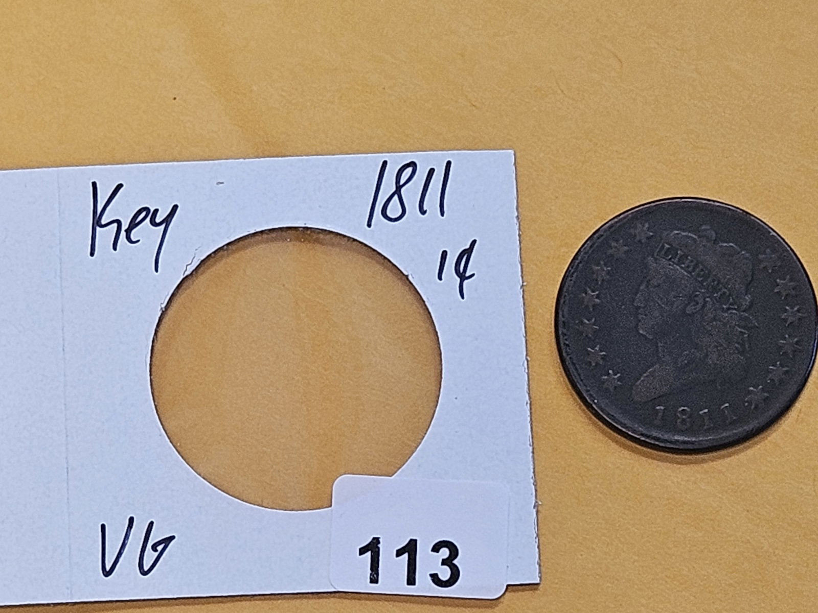 * KEY DATE * 1811 Classic Head Large Cent - 2