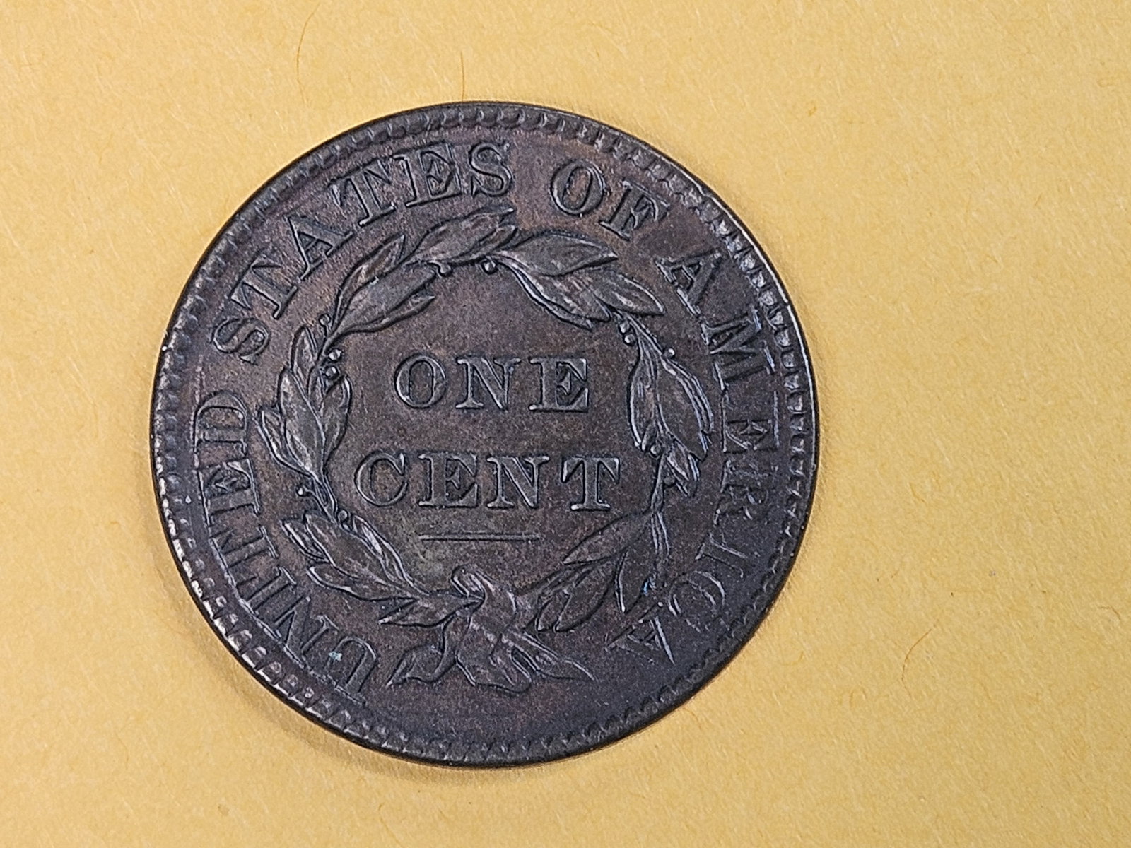 1830 Coronet Head Large cent in Very Fine - 6