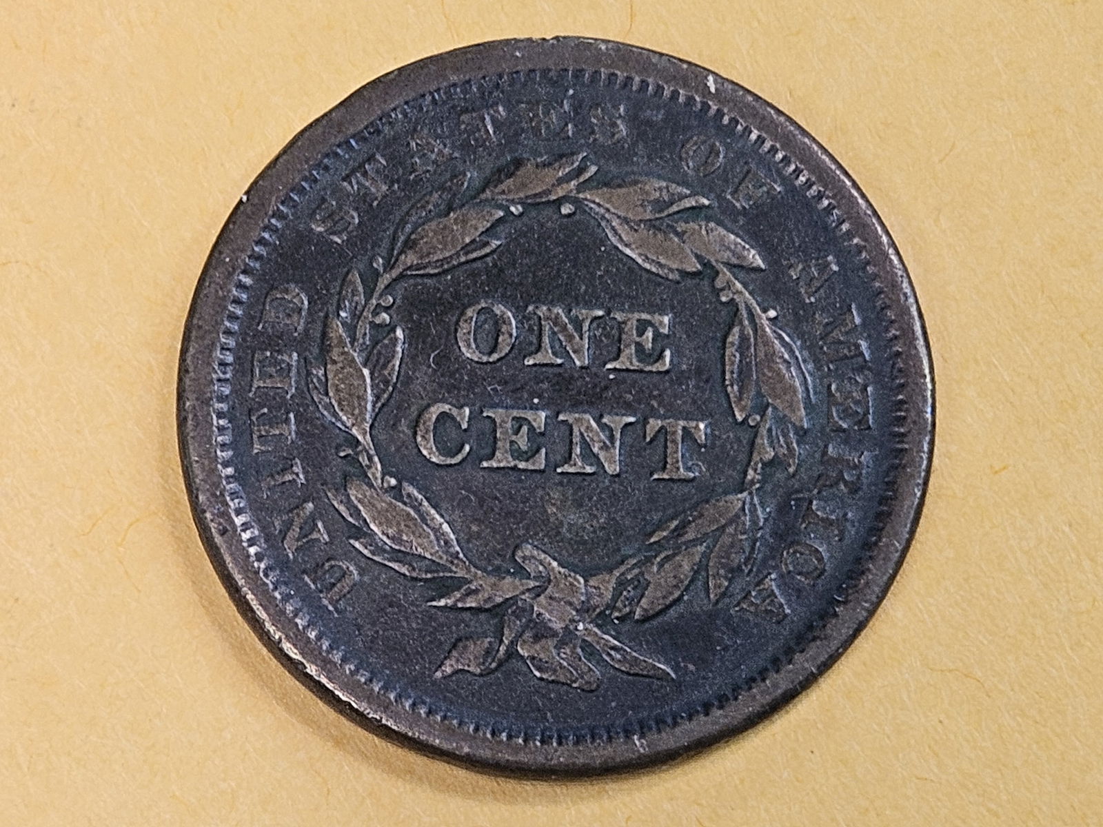 1840 Braided Hair Large Cent - 4