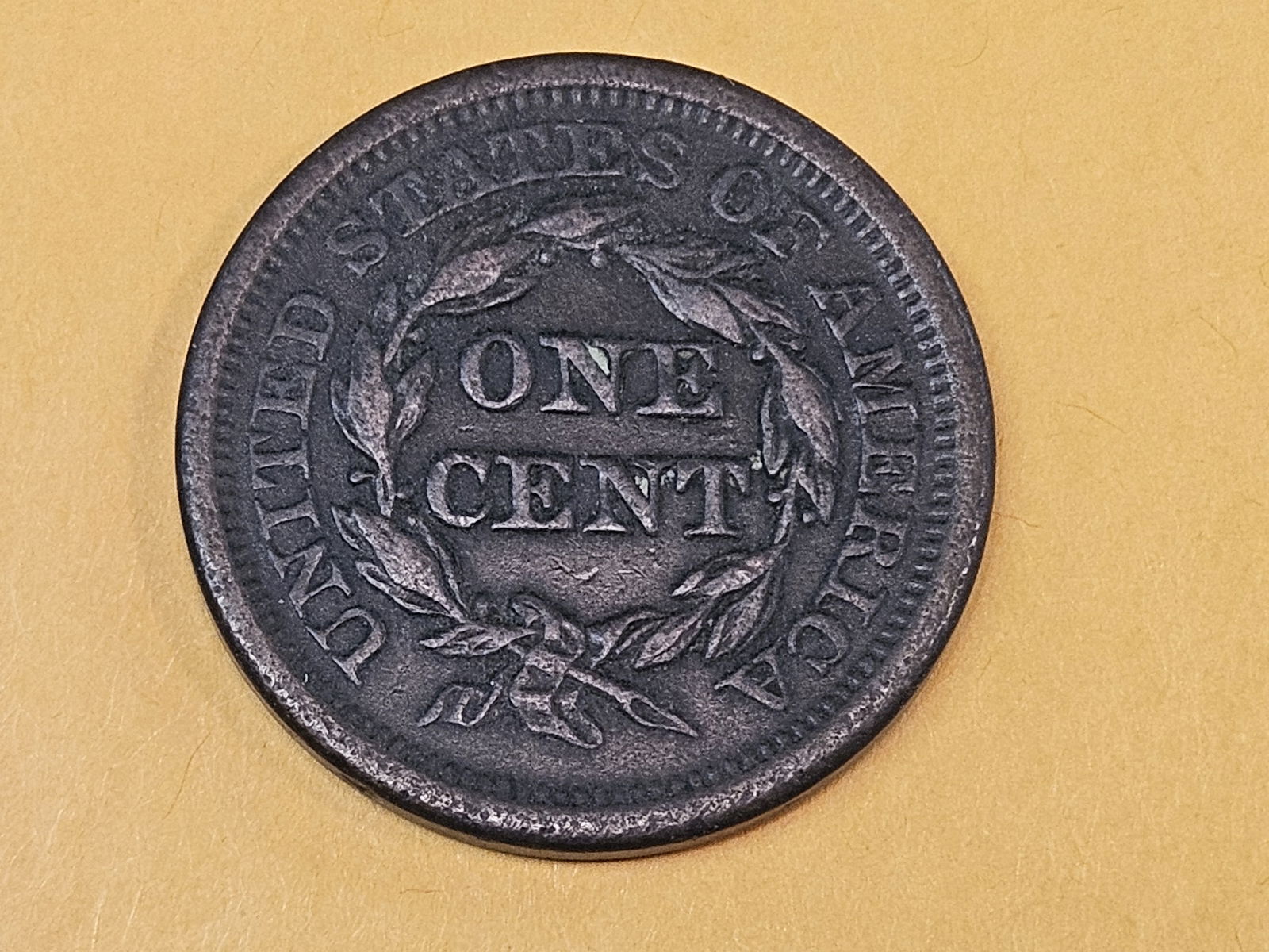 1851 Braided Hair Large Cent - 4