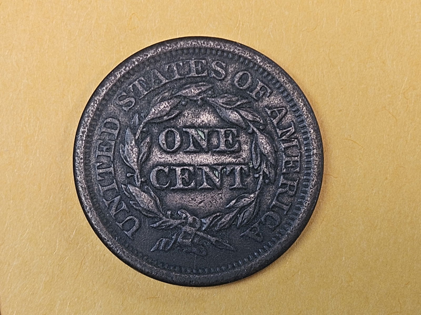 1851 Braided Hair Large Cent - 5