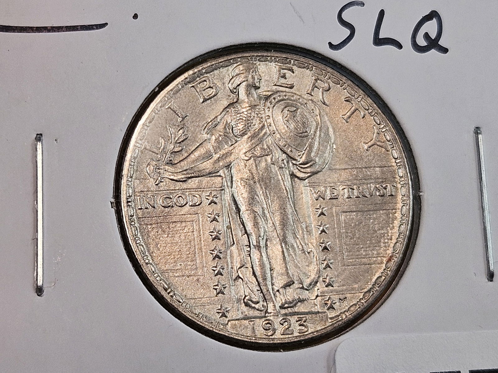 ** GEM Brilliant Uncirculated 1923 Standing Liberty Quarter - 4
