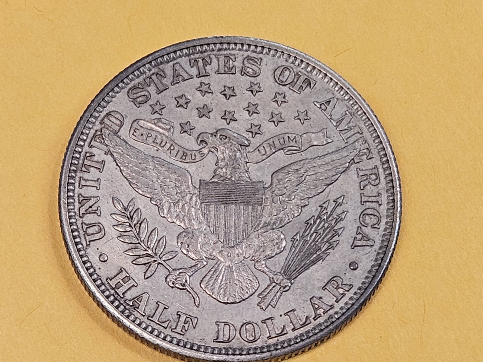 Semi-Key 1892 Barber Half Dollar in About Uncirculated plus - 6