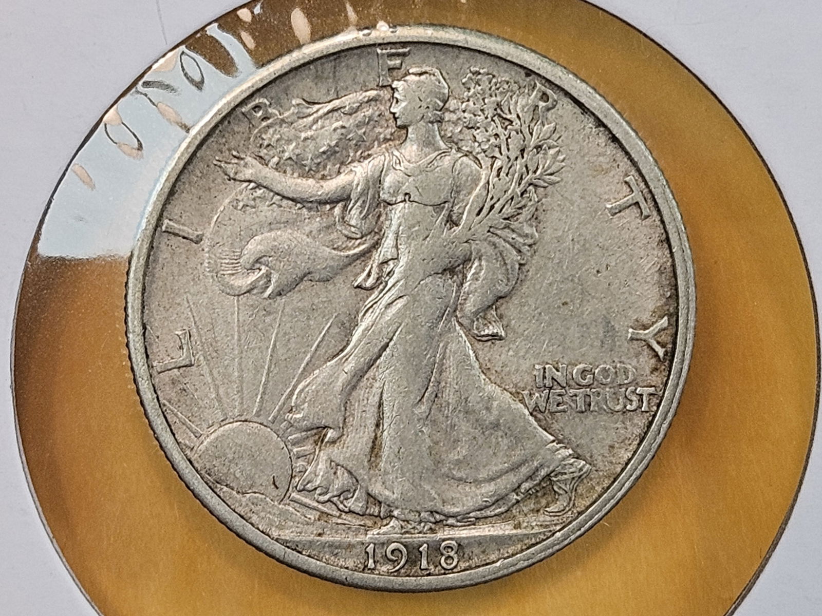 Better 1918-S Walking Liberty Half Dollar in Very Fine plus (1 of 4)