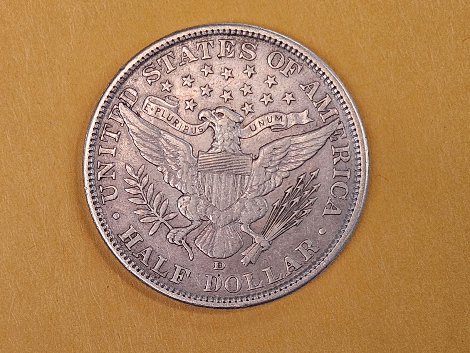 1906-D Barber Half Dollar in Extra Fine - 6
