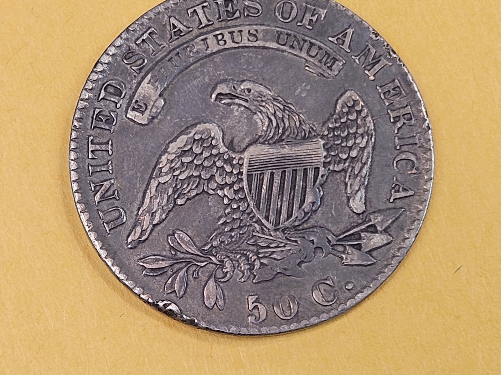 1832 Capped Bust Half Dollar in Extra Fine plus - 5