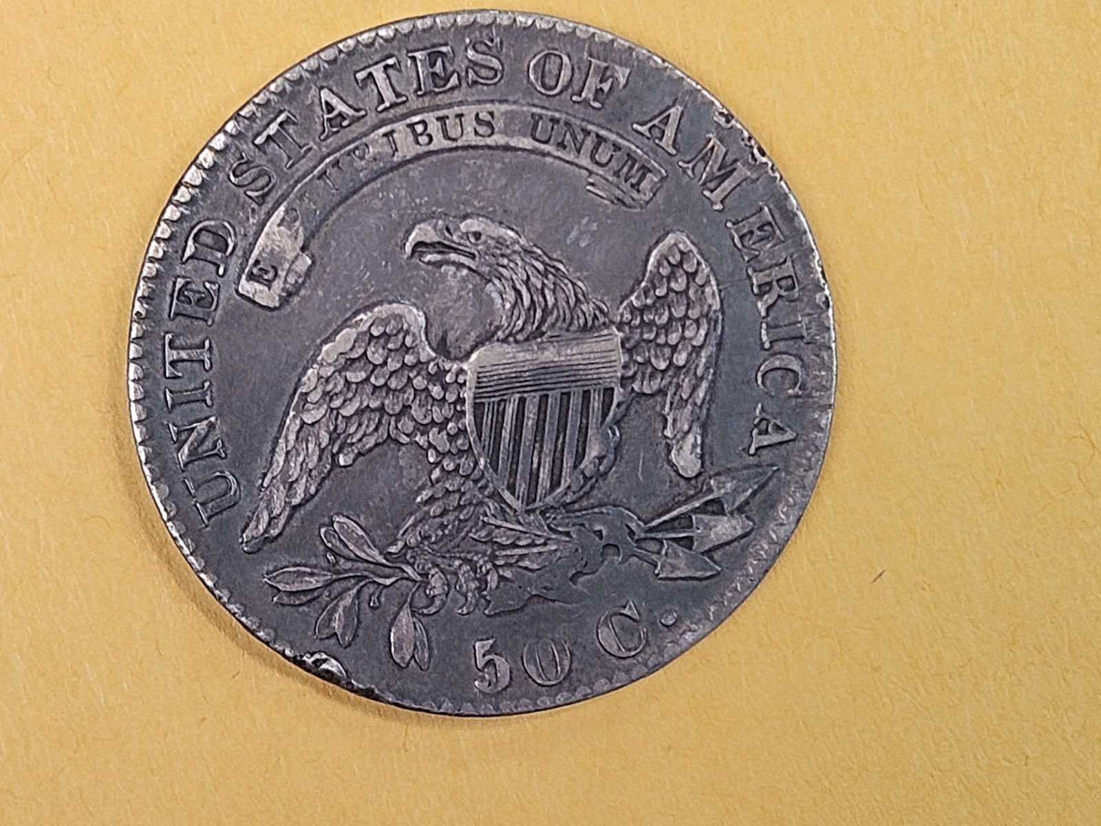 1832 Capped Bust Half Dollar in Extra Fine plus - 6