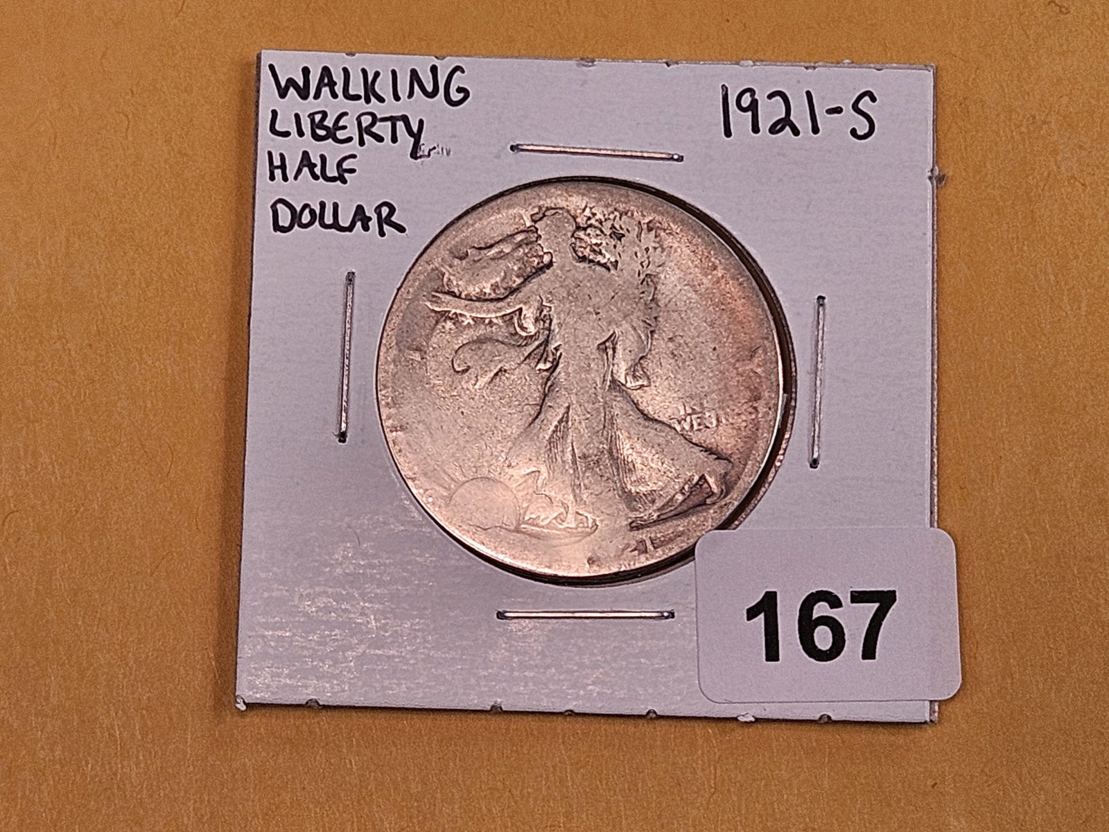 ** KEY DATE ** 1921-S Walking Liberty Half Dollar - 2