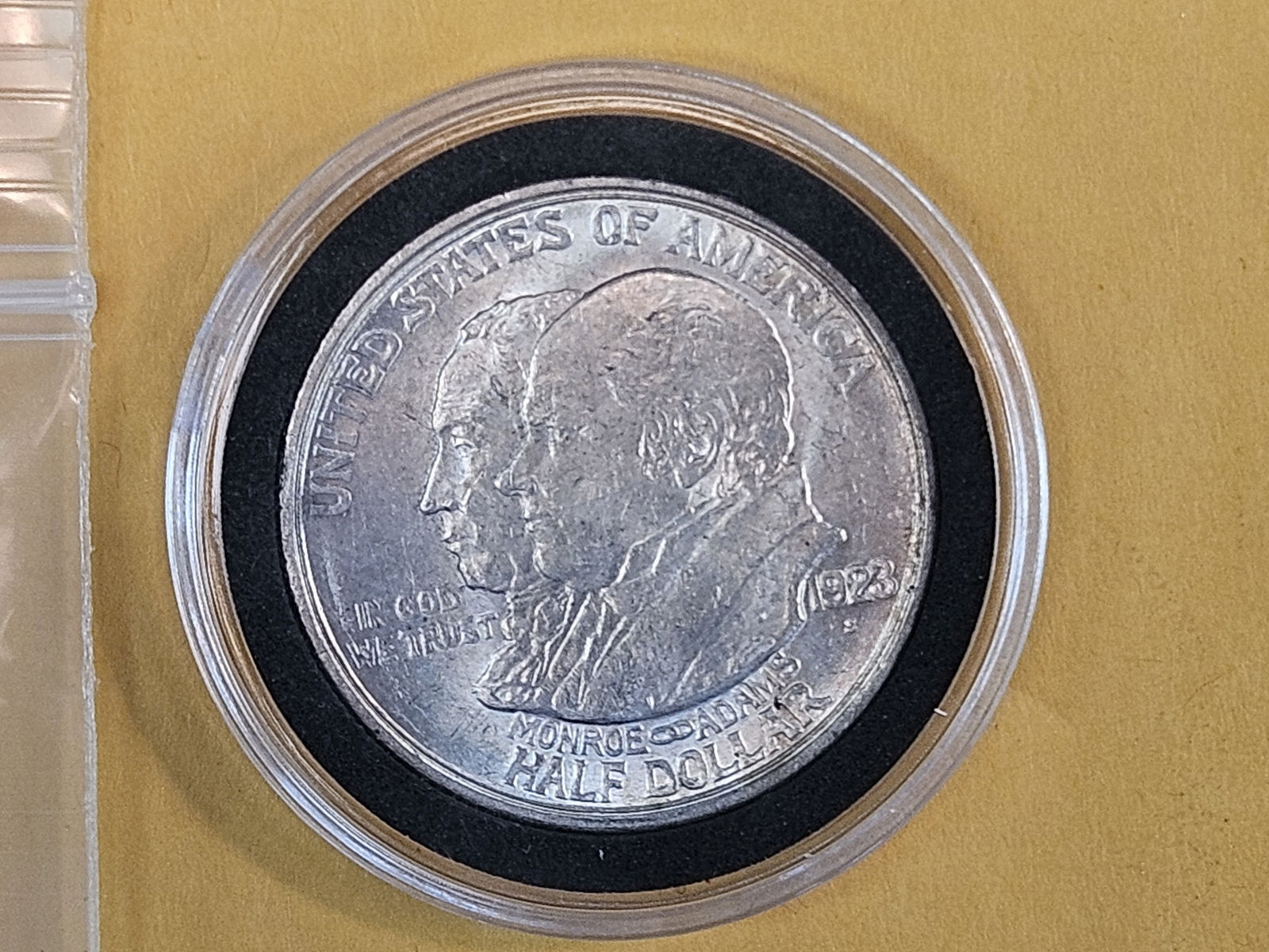 Brilliant 1923-S Monroe Doctrine Commemorative silver half dollar (1 of 6)