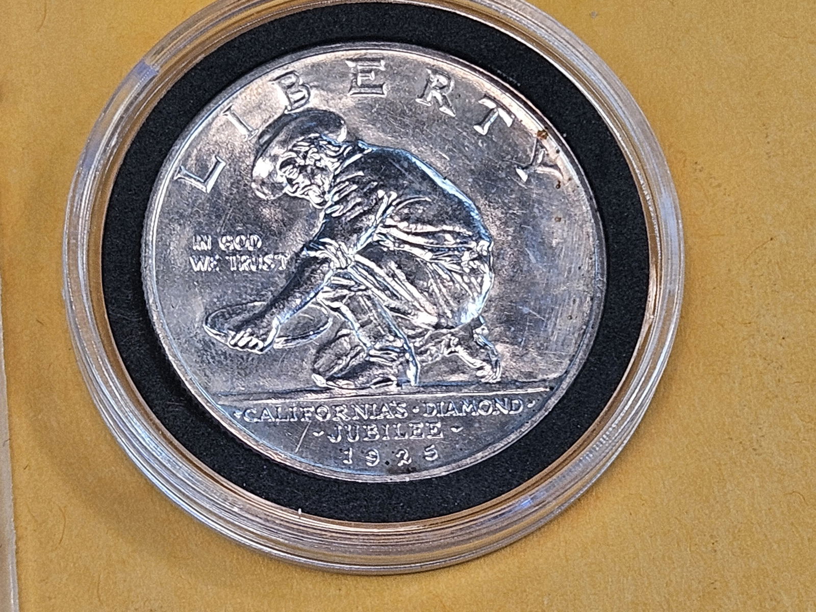 GEM Brilliant Uncirculated 1925 California Commemorative silver half Dollar - 3