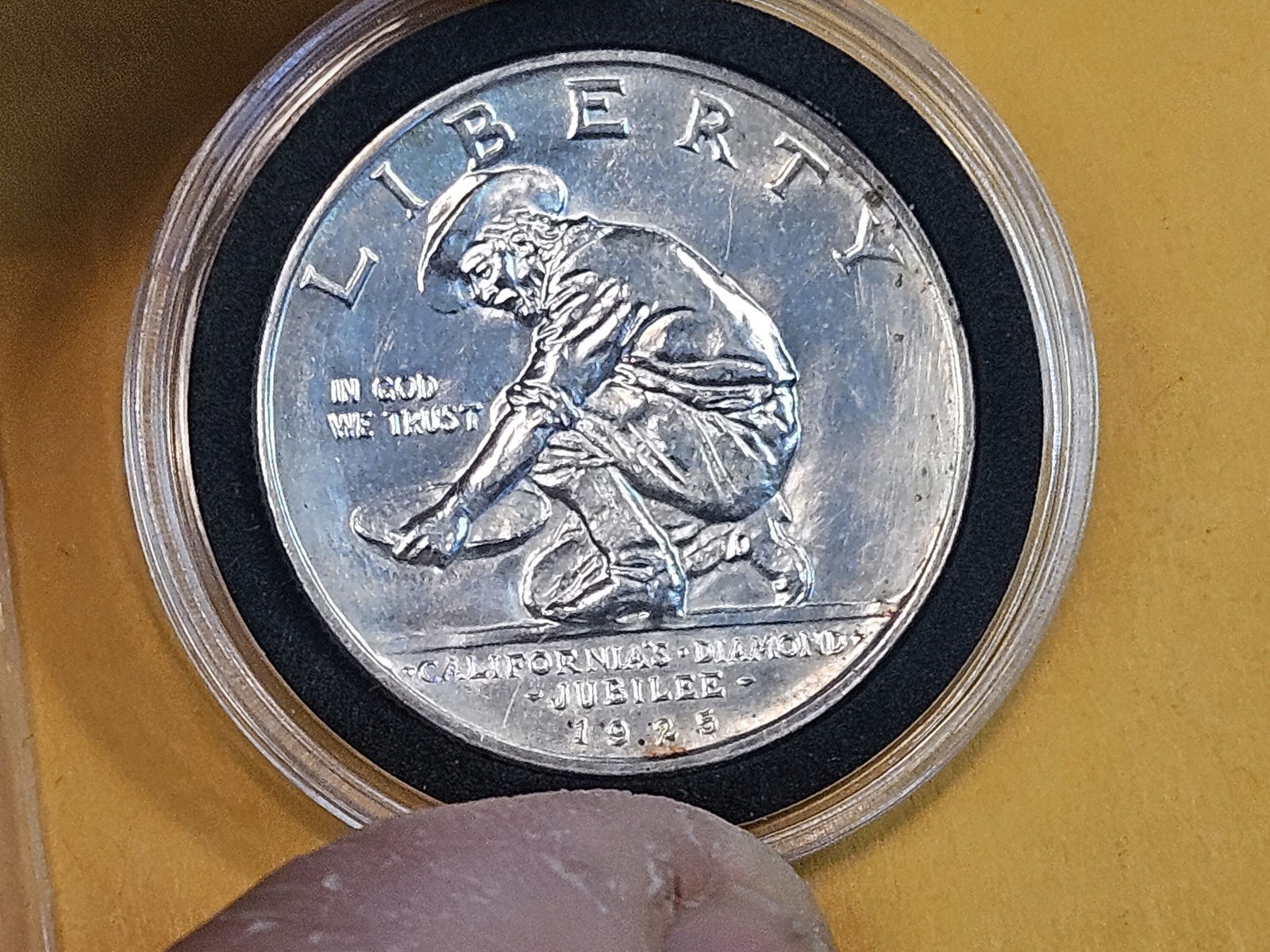 GEM Brilliant Uncirculated 1925 California Commemorative silver half Dollar - 4