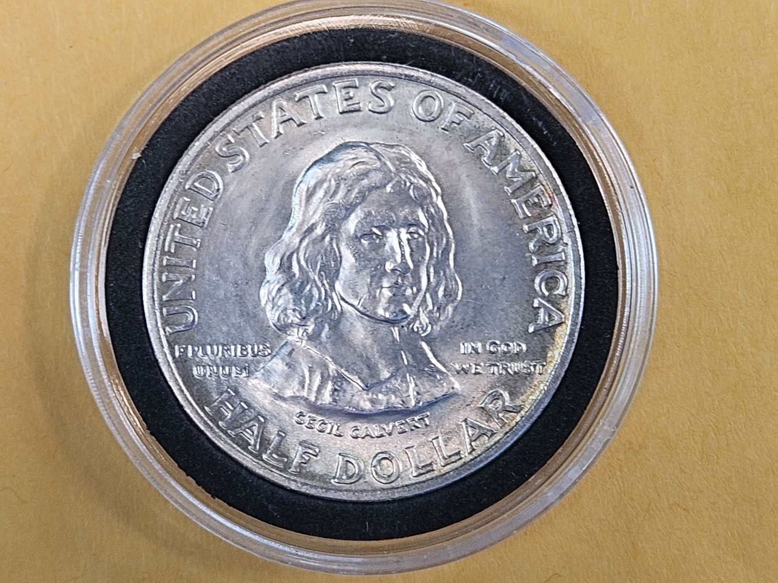 GEM Brilliant Uncirculated 1934 Maryland Commemorative silver half Dollar (1 of 8)