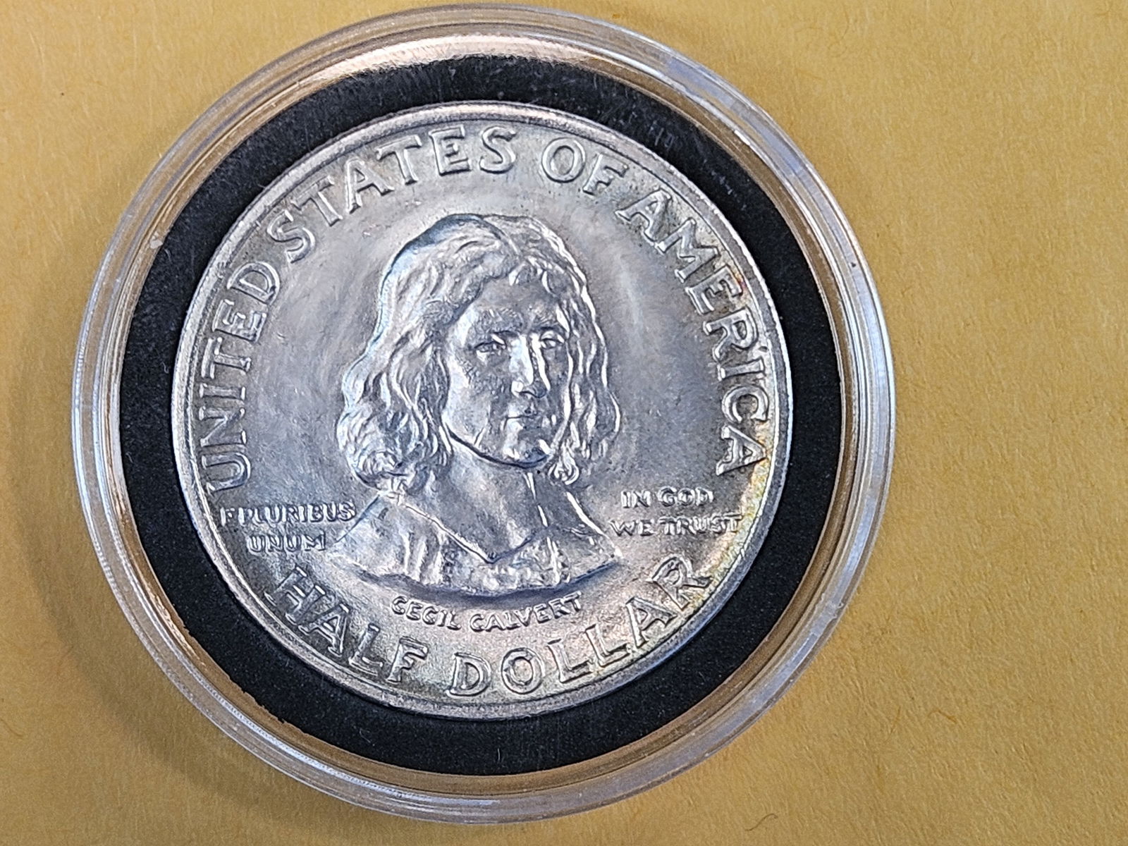 GEM Brilliant Uncirculated 1934 Maryland Commemorative silver half Dollar - 5