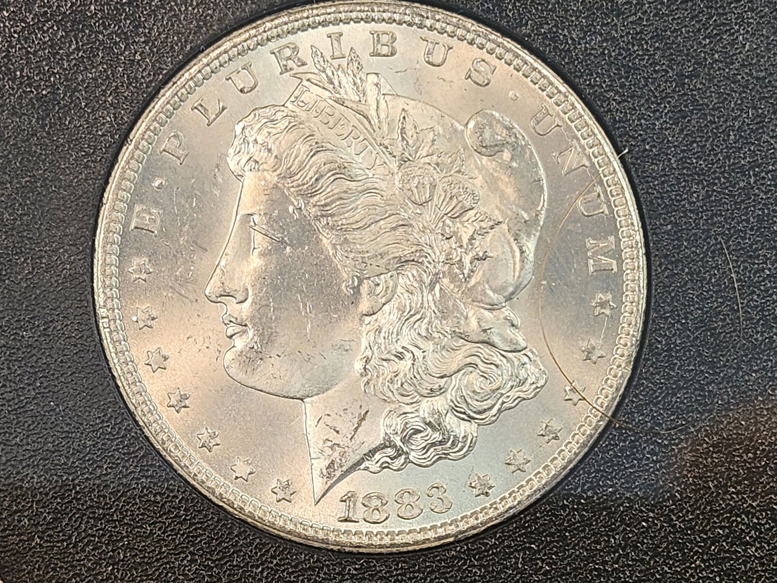 ** KEY DATE ** GSA 1883-CC Morgan Dollar in Very Choice Brilliant Uncirculated - 3