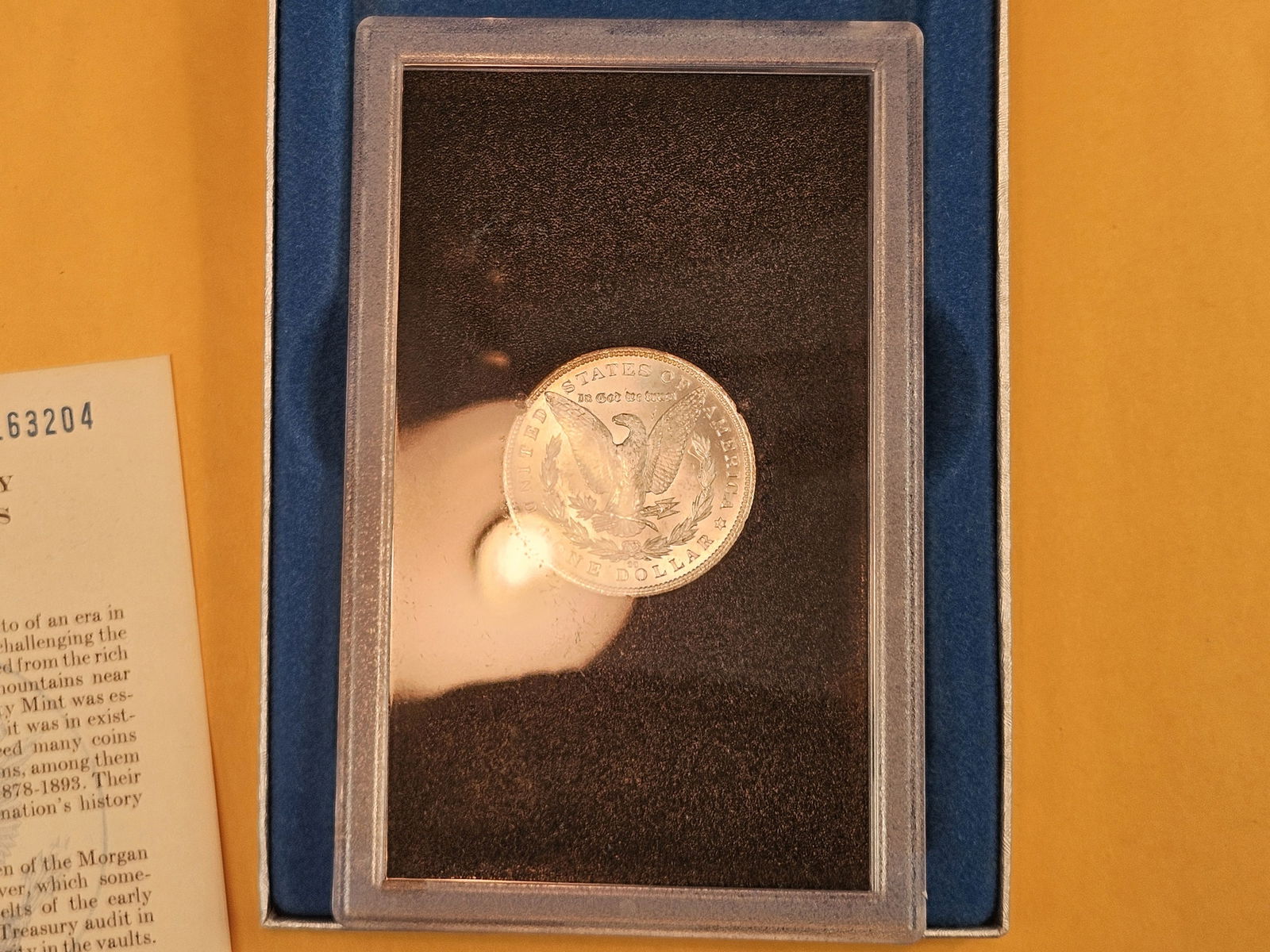 ** KEY DATE ** GSA 1883-CC Morgan Dollar in Very Choice Brilliant Uncirculated - 6