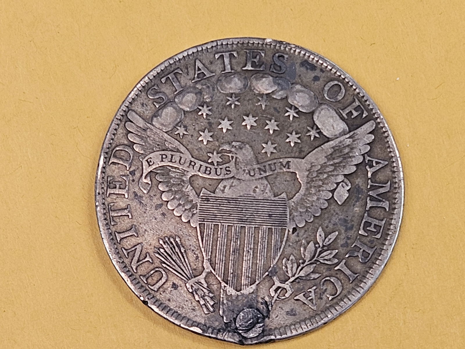 ** 1799 Draped Bust Silver Dollar in Very Fine plus - details - 5