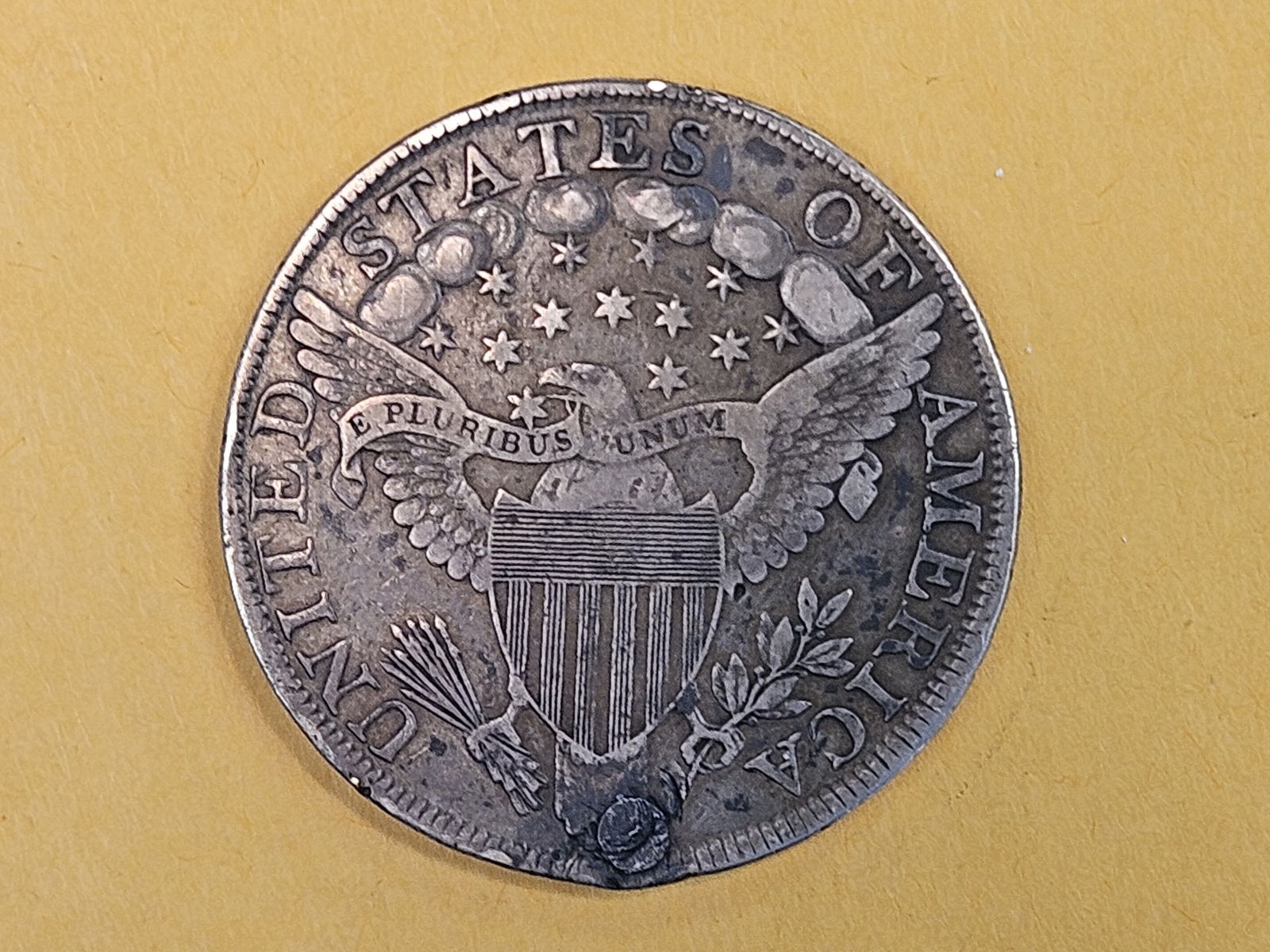 ** 1799 Draped Bust Silver Dollar in Very Fine plus - details - 6