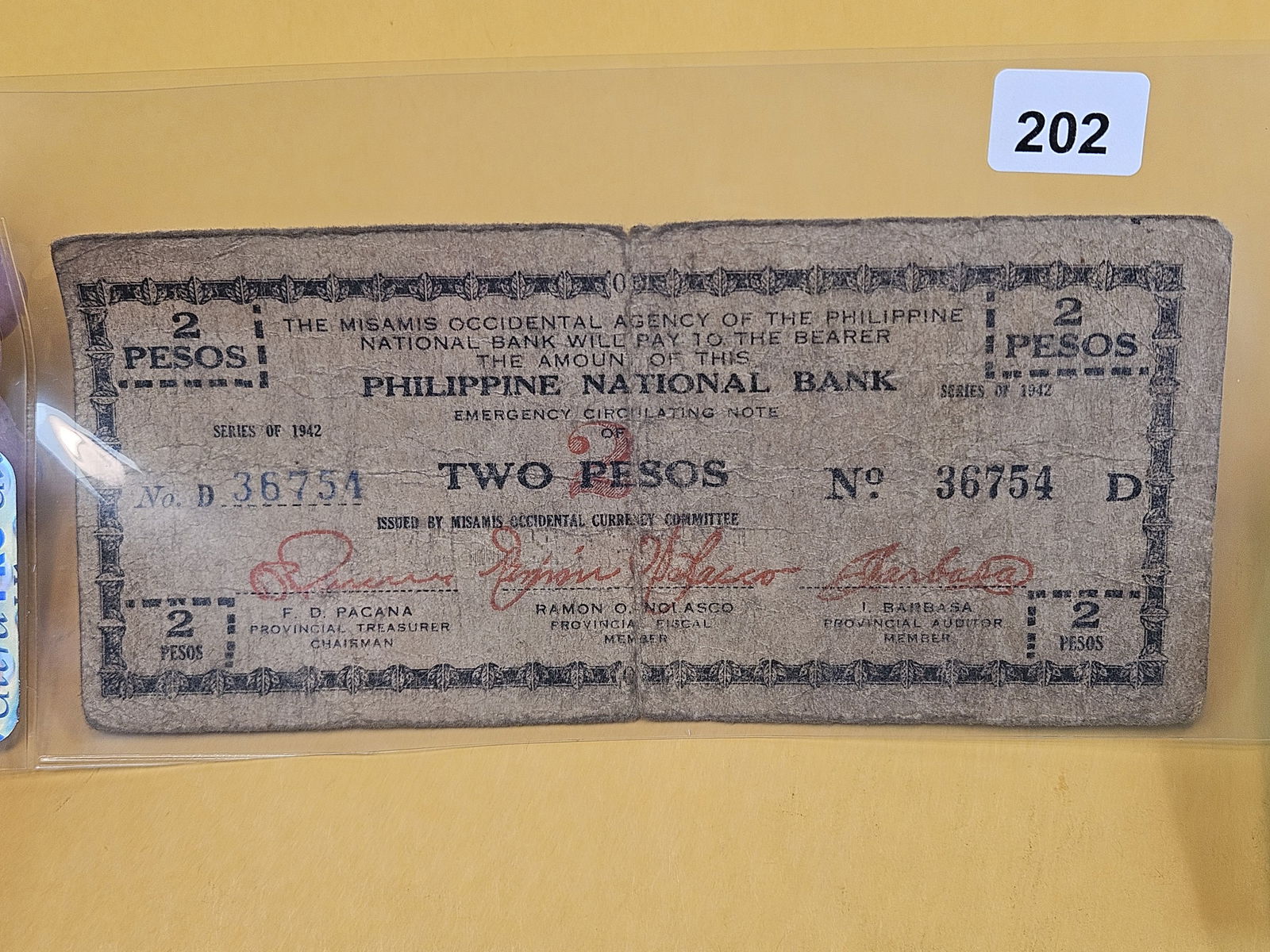 Better 1942 Philippines 2 pesos note - 2
