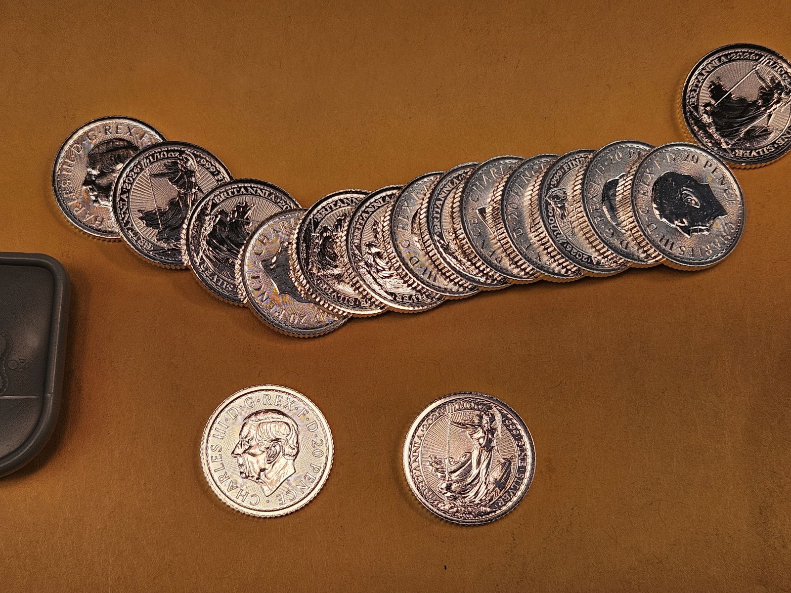 Sixteen GEM Uncirculated 2026 Great Britain Silver Britannia's - 3