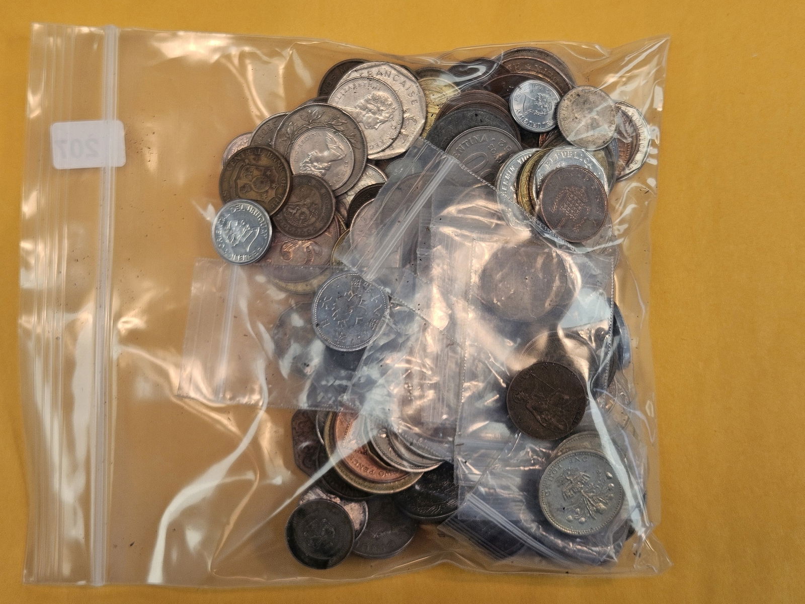One and 1/2 Pounds of mixed World Coins - 2