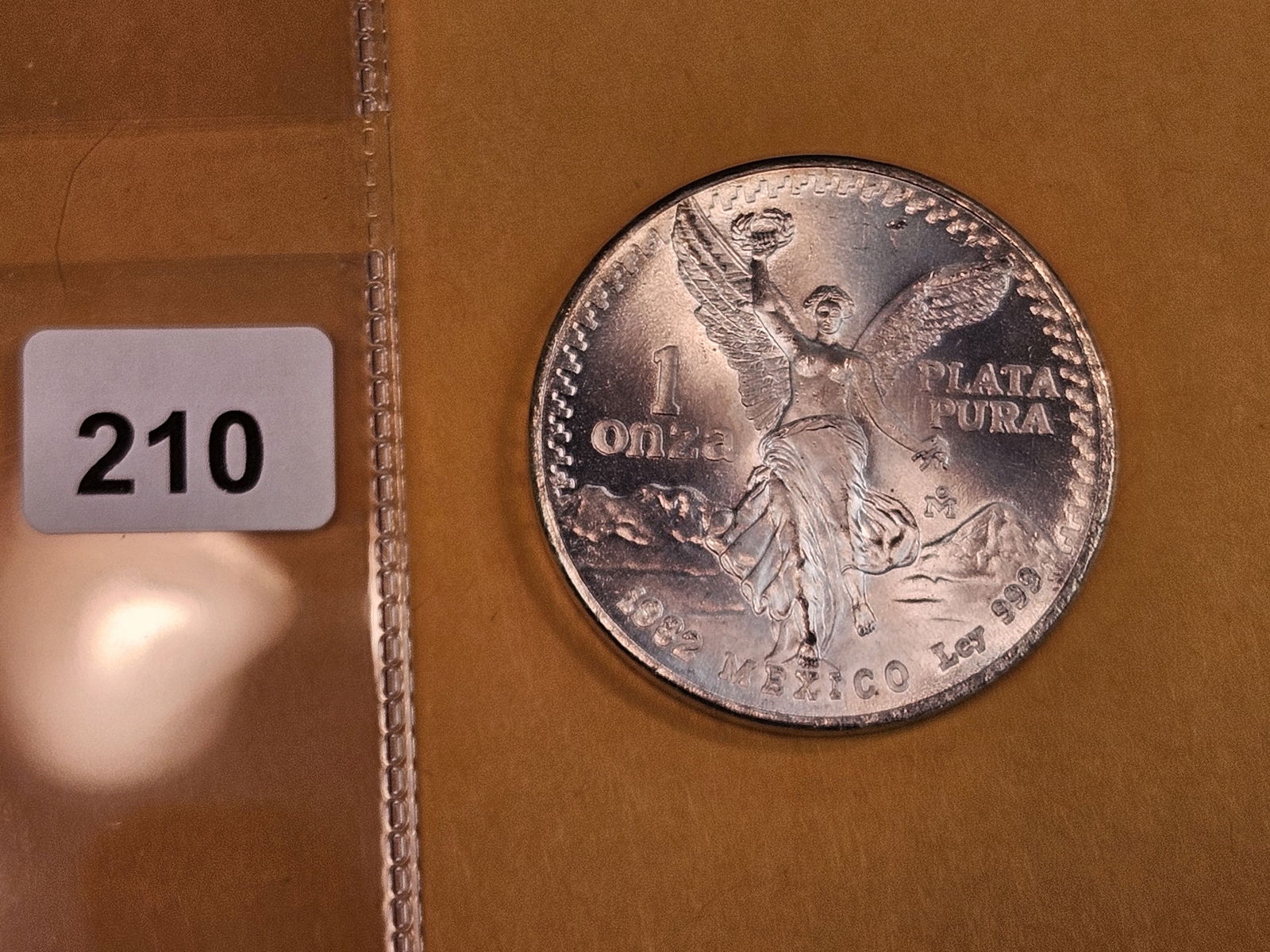 GEM 1982 Mexico Silver Onza - 2