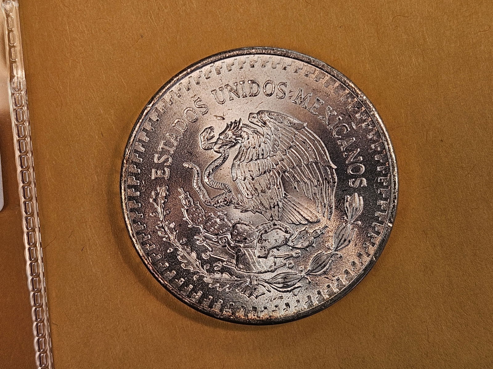 GEM 1982 Mexico Silver Onza - 3