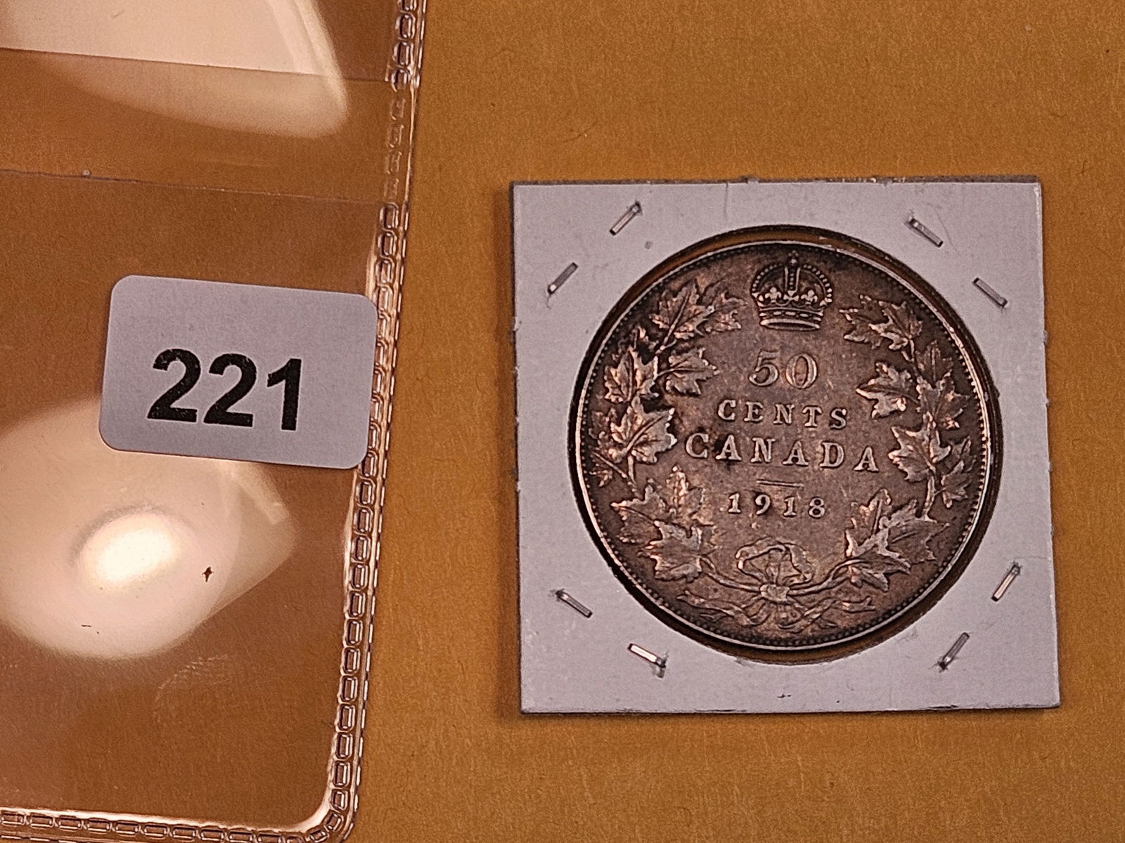 Better 1918 Canada silver 50 cents - 2