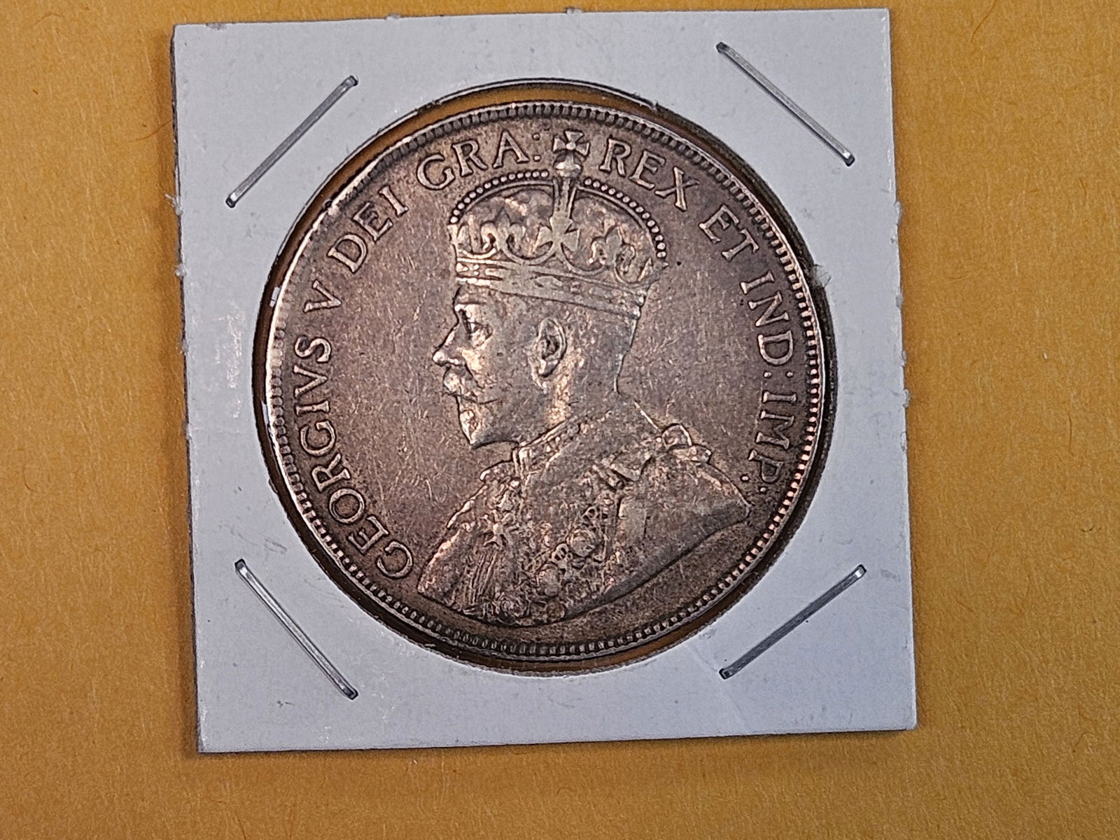 Better 1918 Canada silver 50 cents - 3