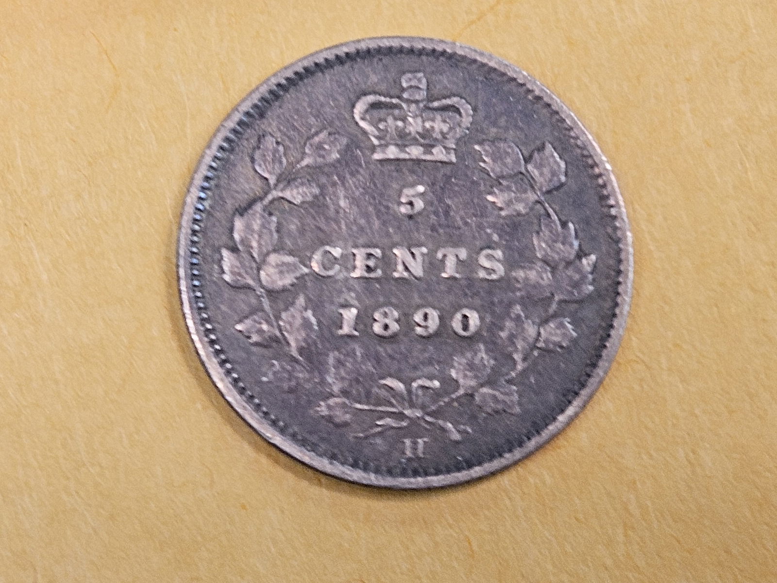 1890-H Canada silver 5 cents - 3